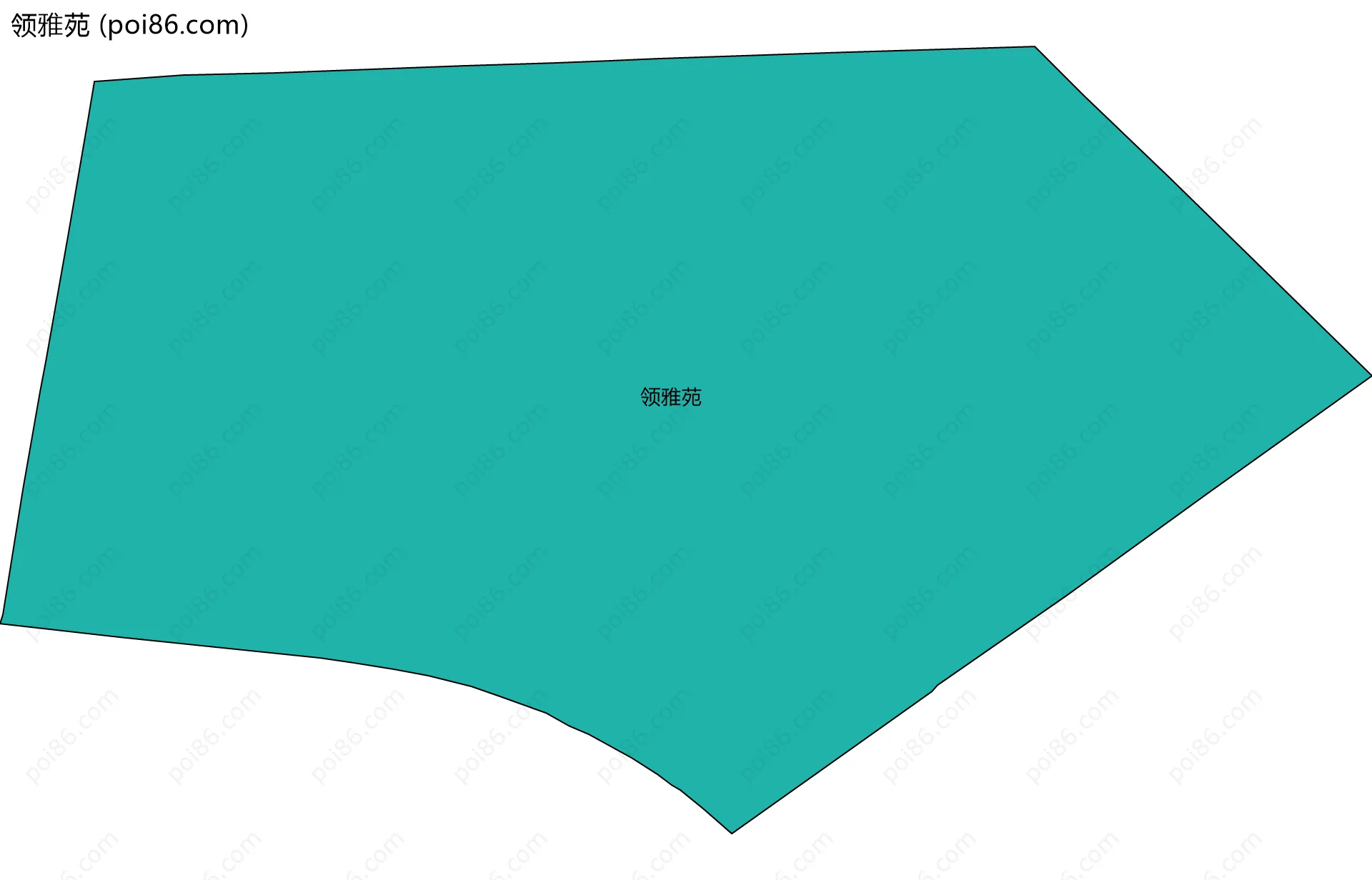 领雅苑边界地图