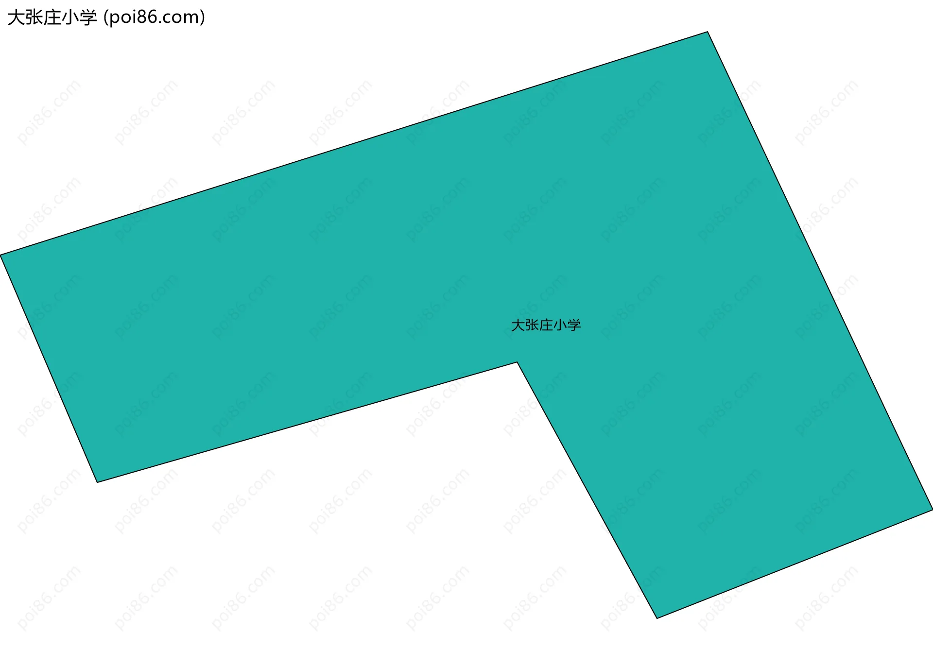 大张庄小学边界地图