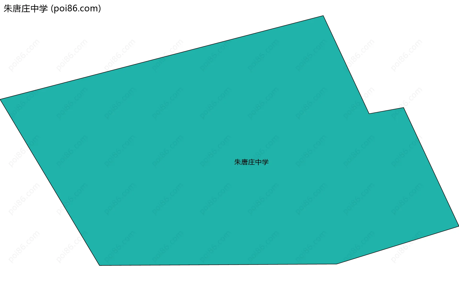 朱唐庄中学边界地图