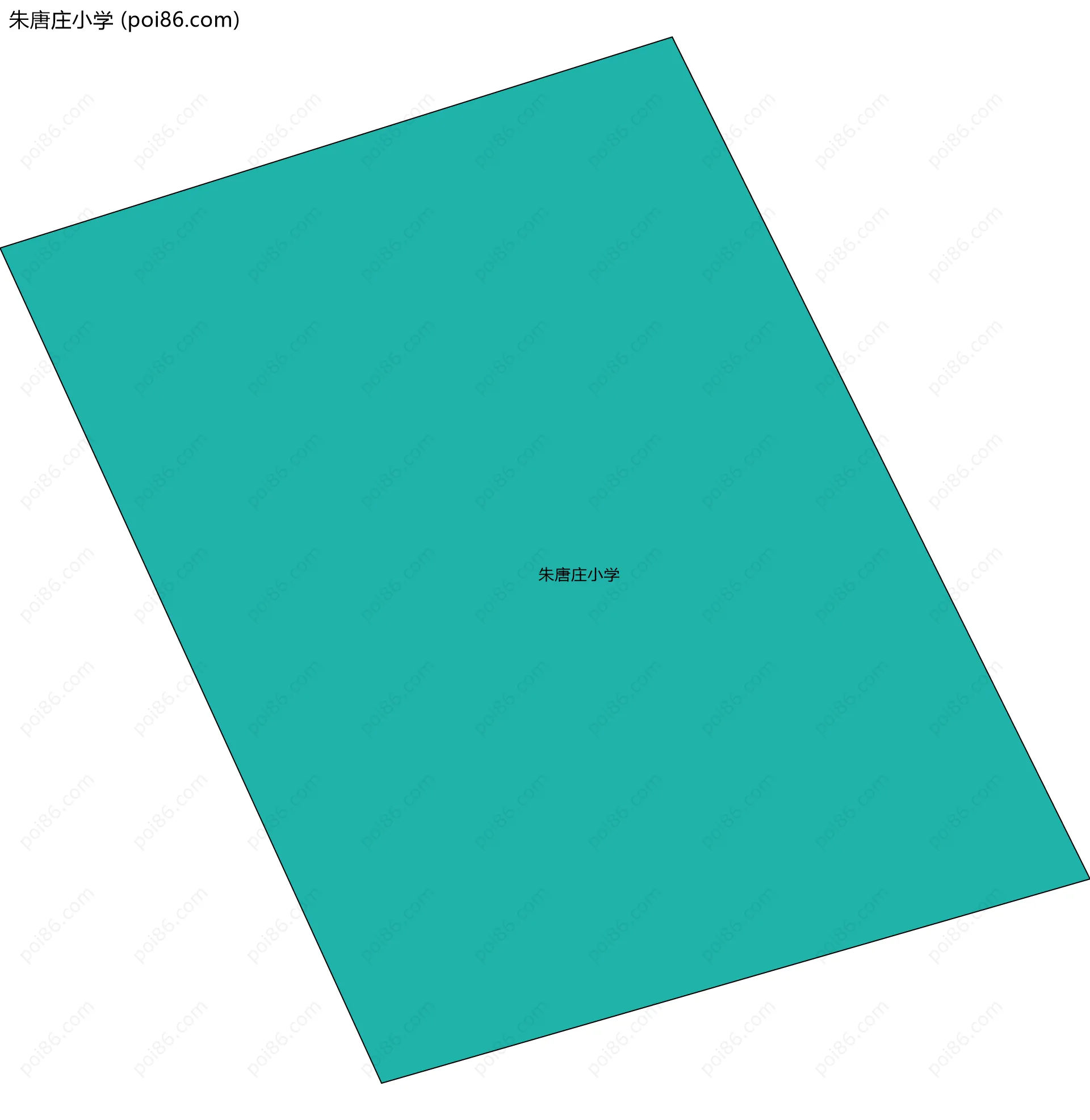 朱唐庄小学边界地图