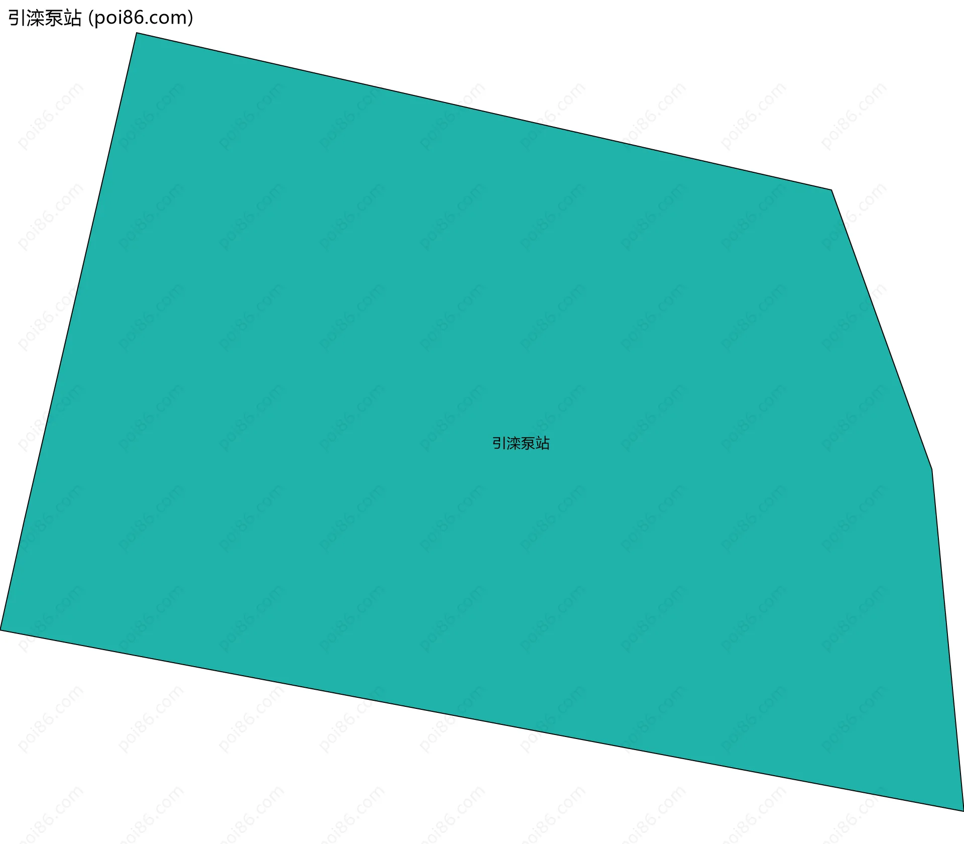 引滦泵站边界地图