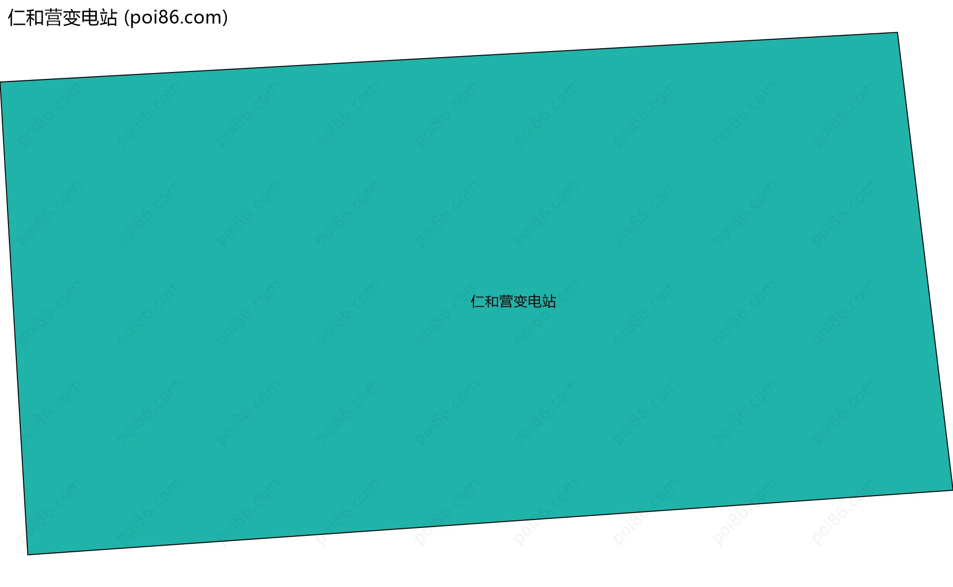 仁和营变电站边界地图