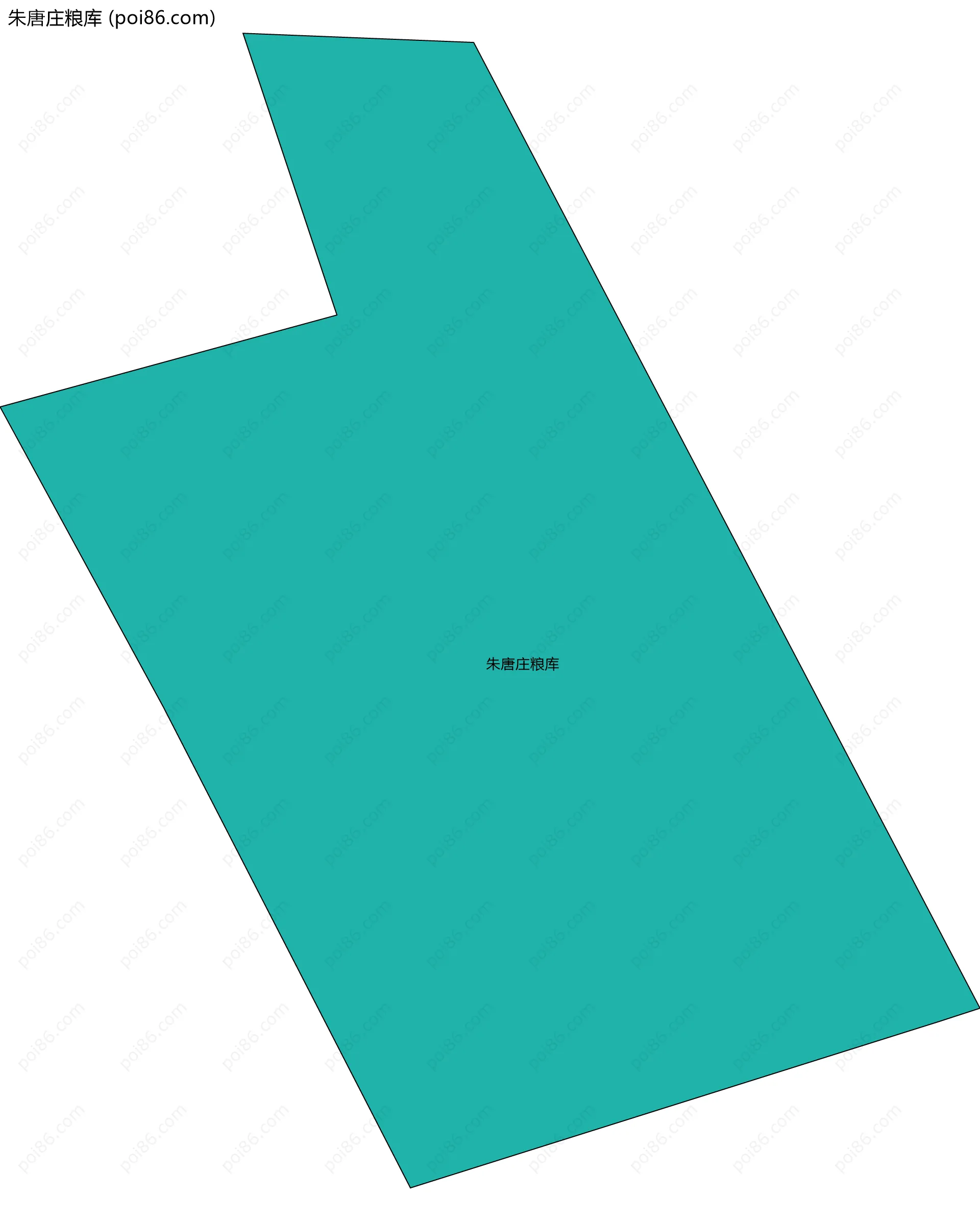 朱唐庄粮库边界地图