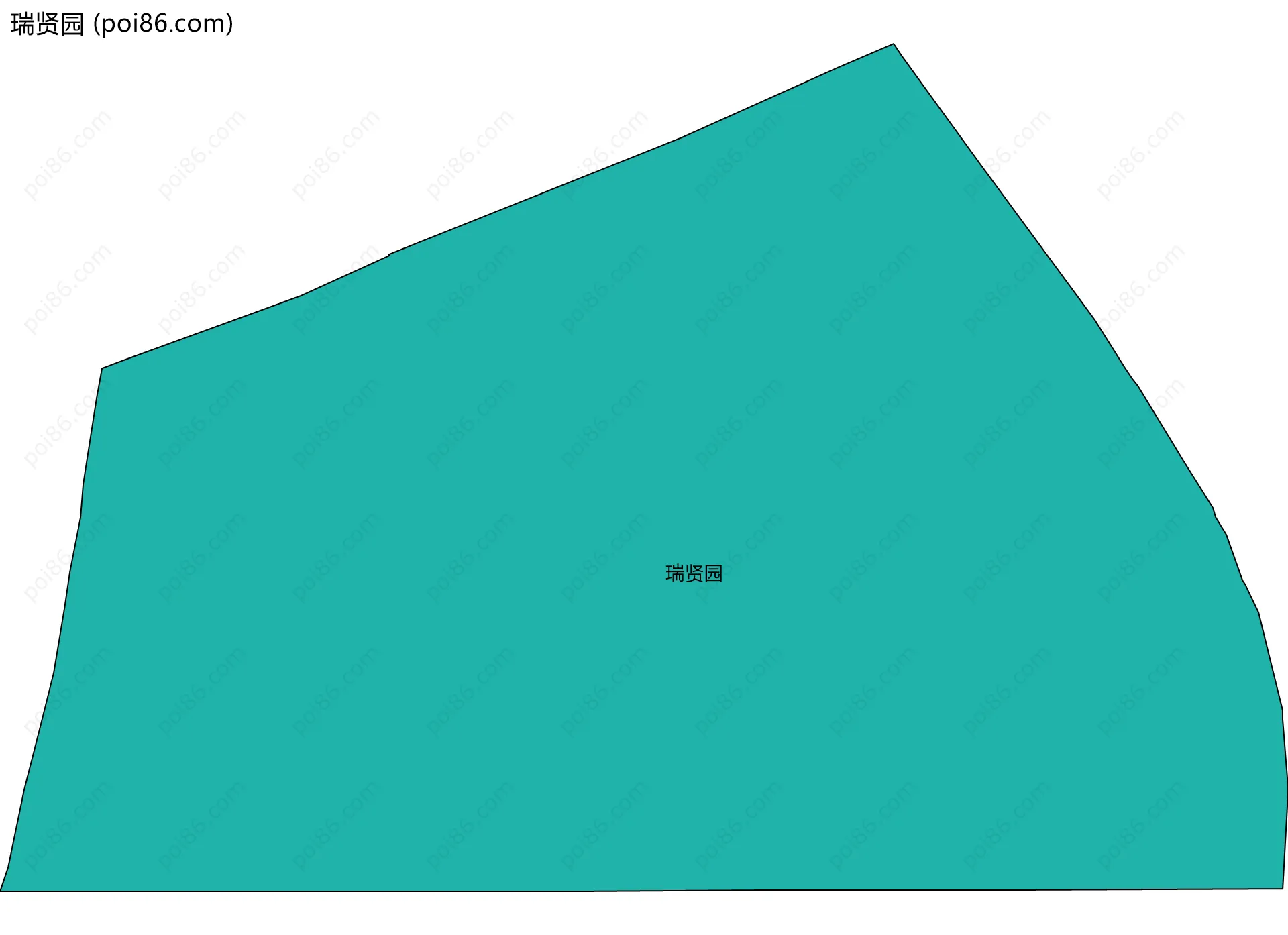 瑞贤园边界地图