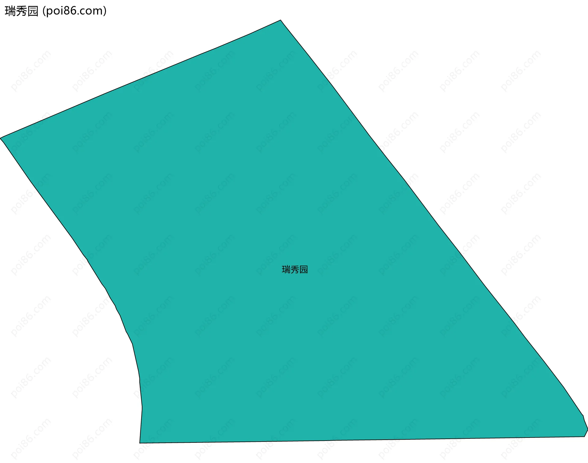 瑞秀园边界地图