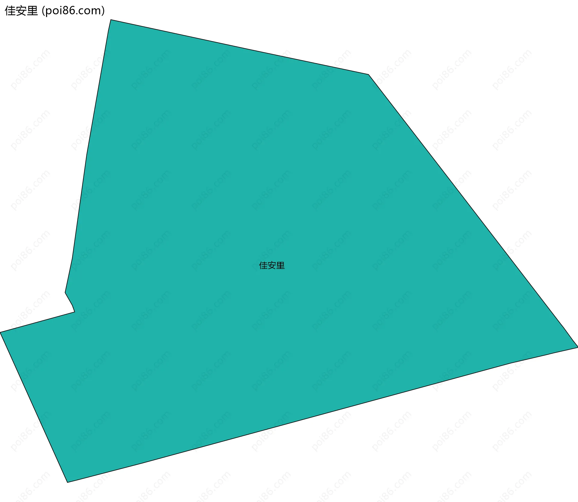 佳安里边界地图