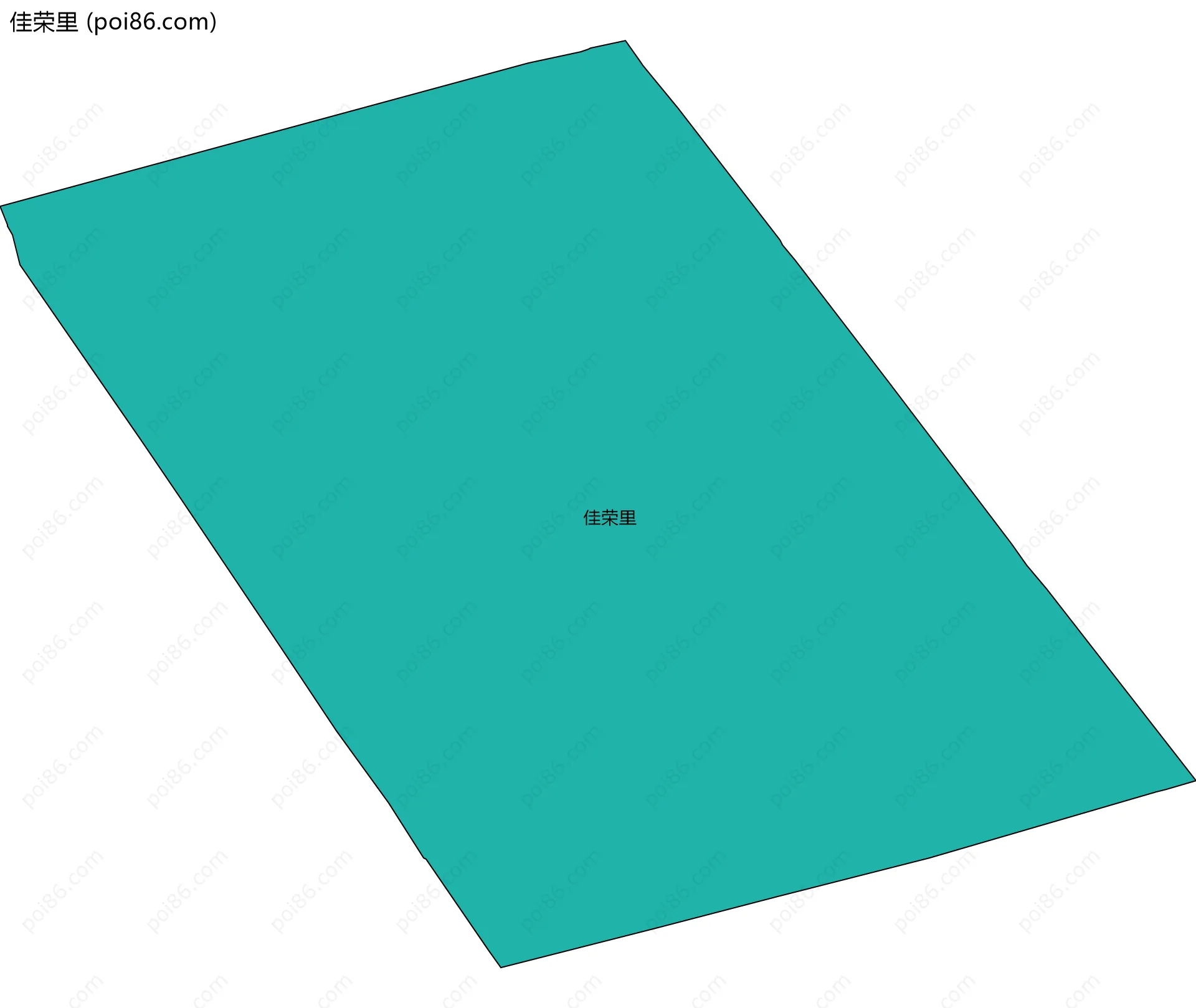 佳荣里边界地图