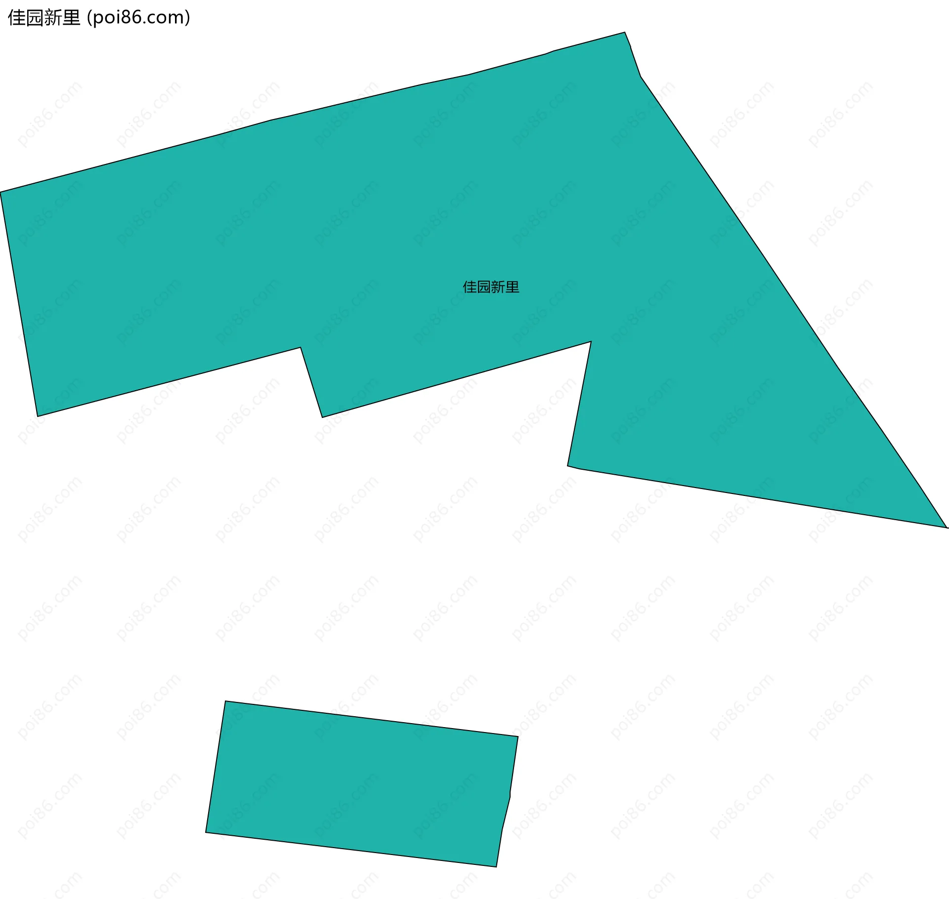 佳园新里边界地图