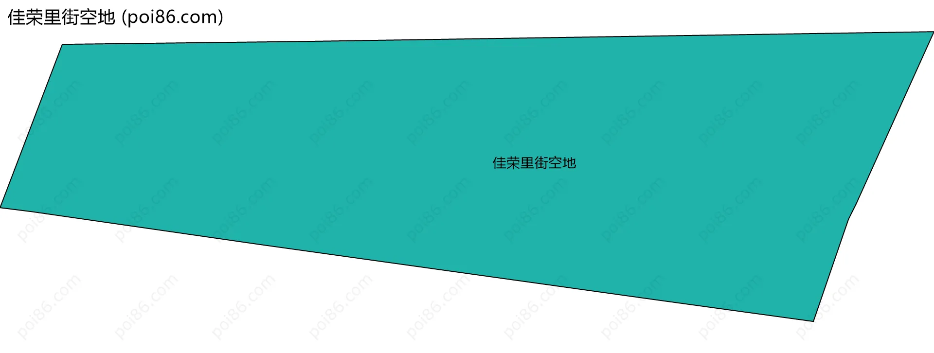 佳荣里街空地边界地图