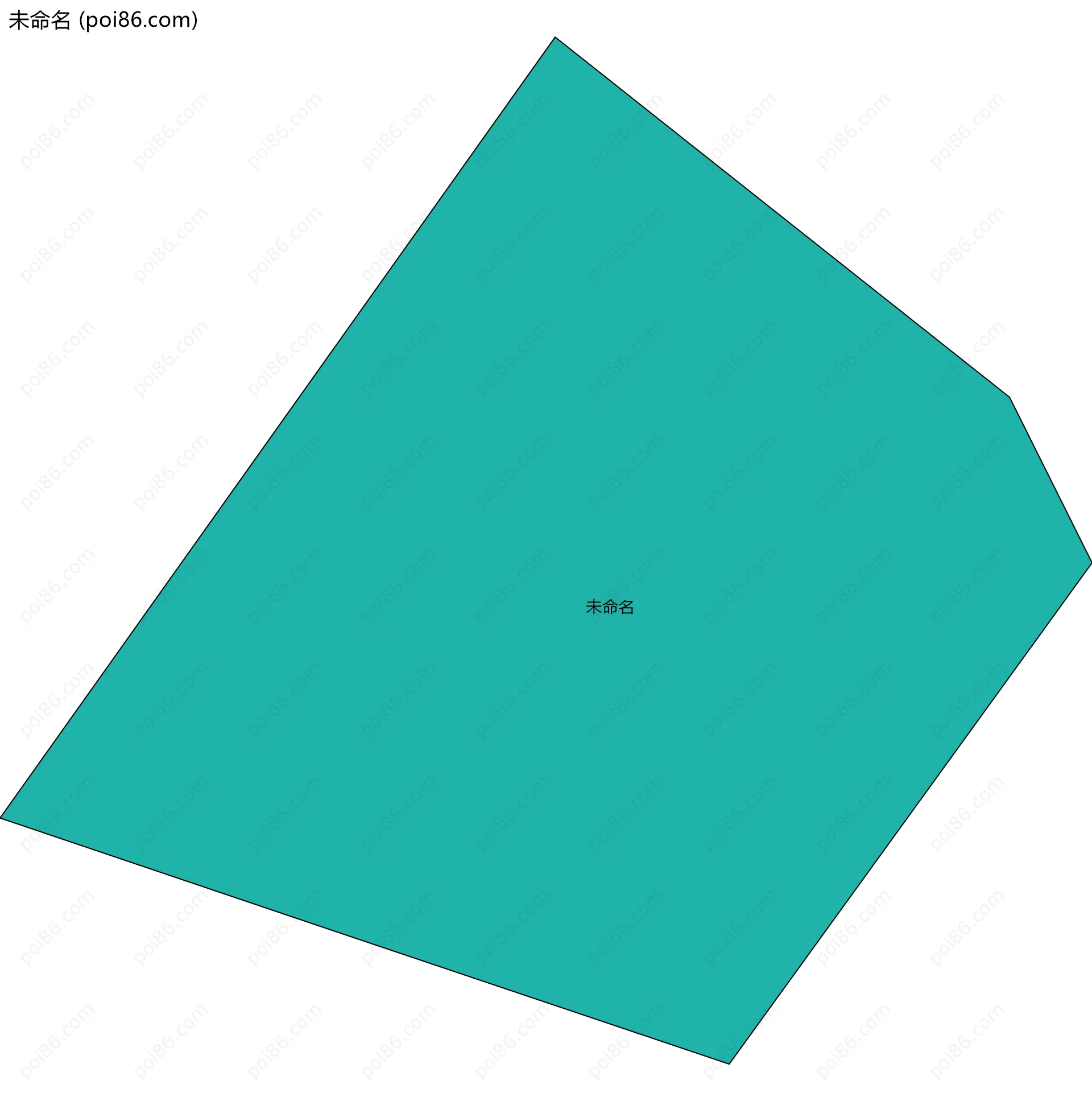 未命名边界地图