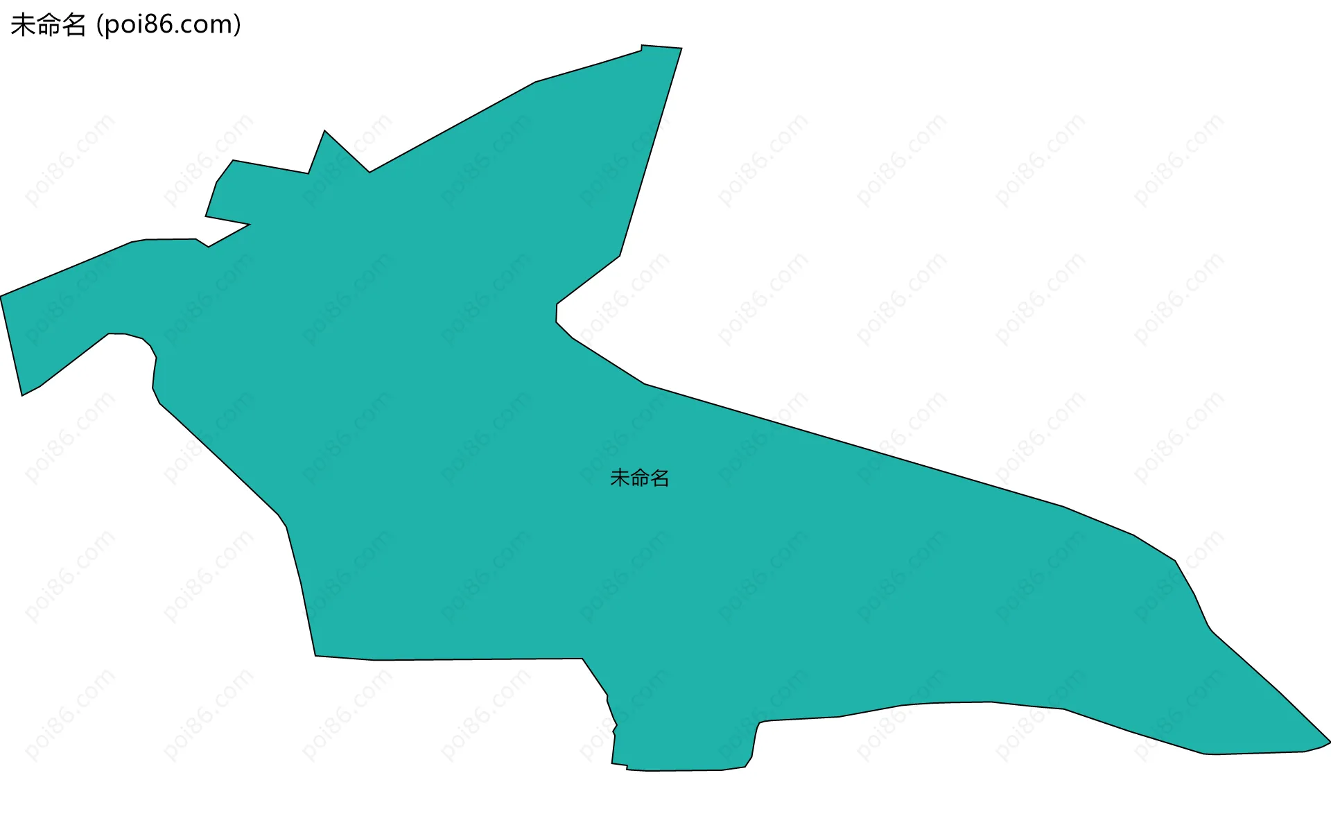 未命名边界地图