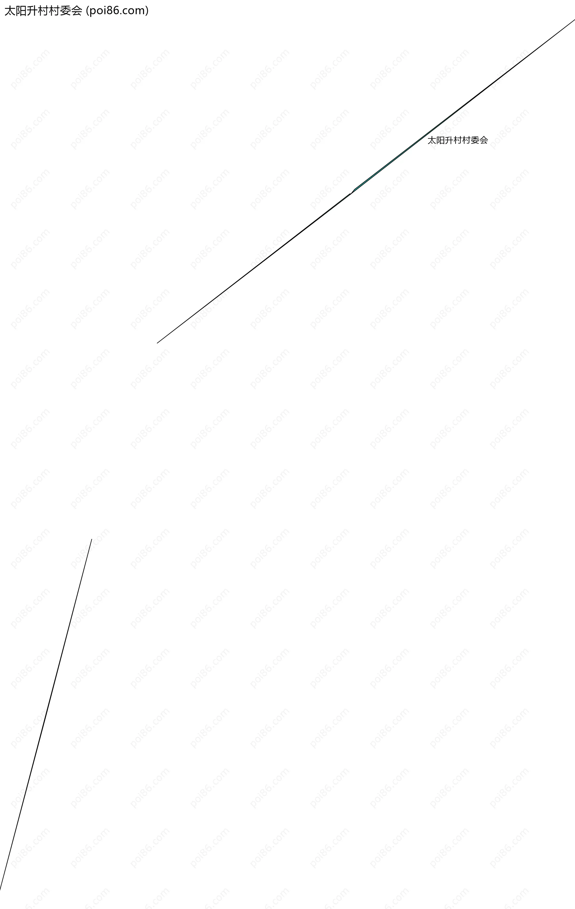 太阳升村村委会边界地图