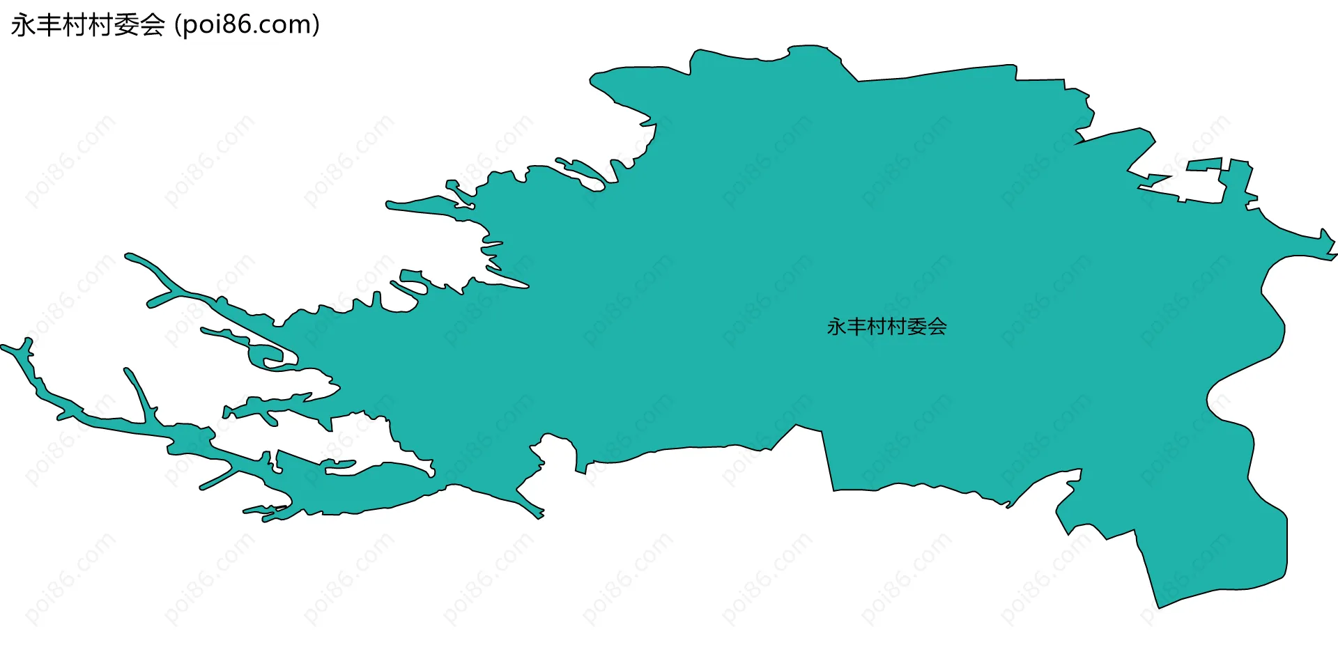 永丰村村委会边界地图