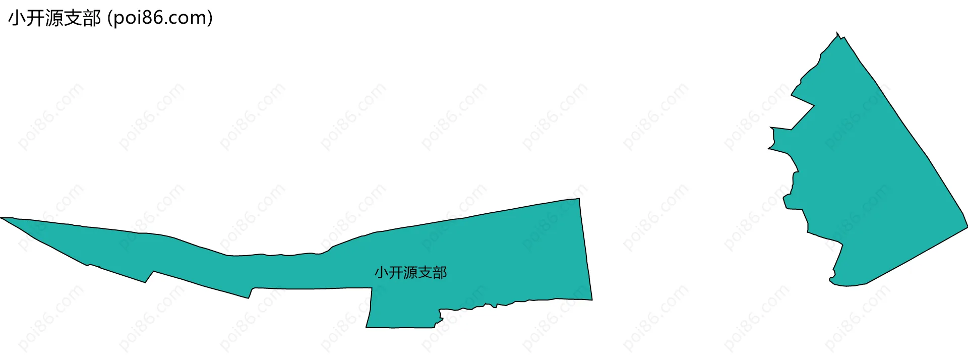 小开源支部边界地图