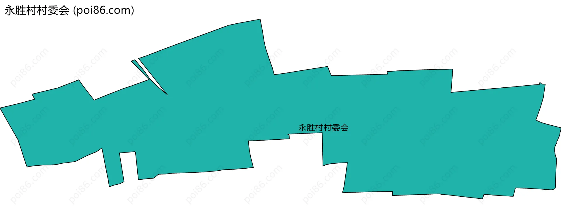永胜村村委会边界地图