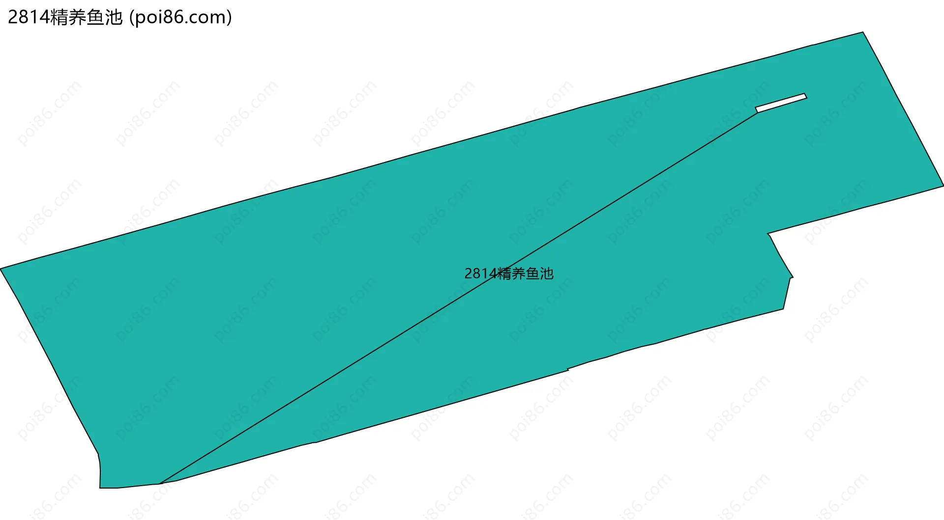 2814精养鱼池边界地图