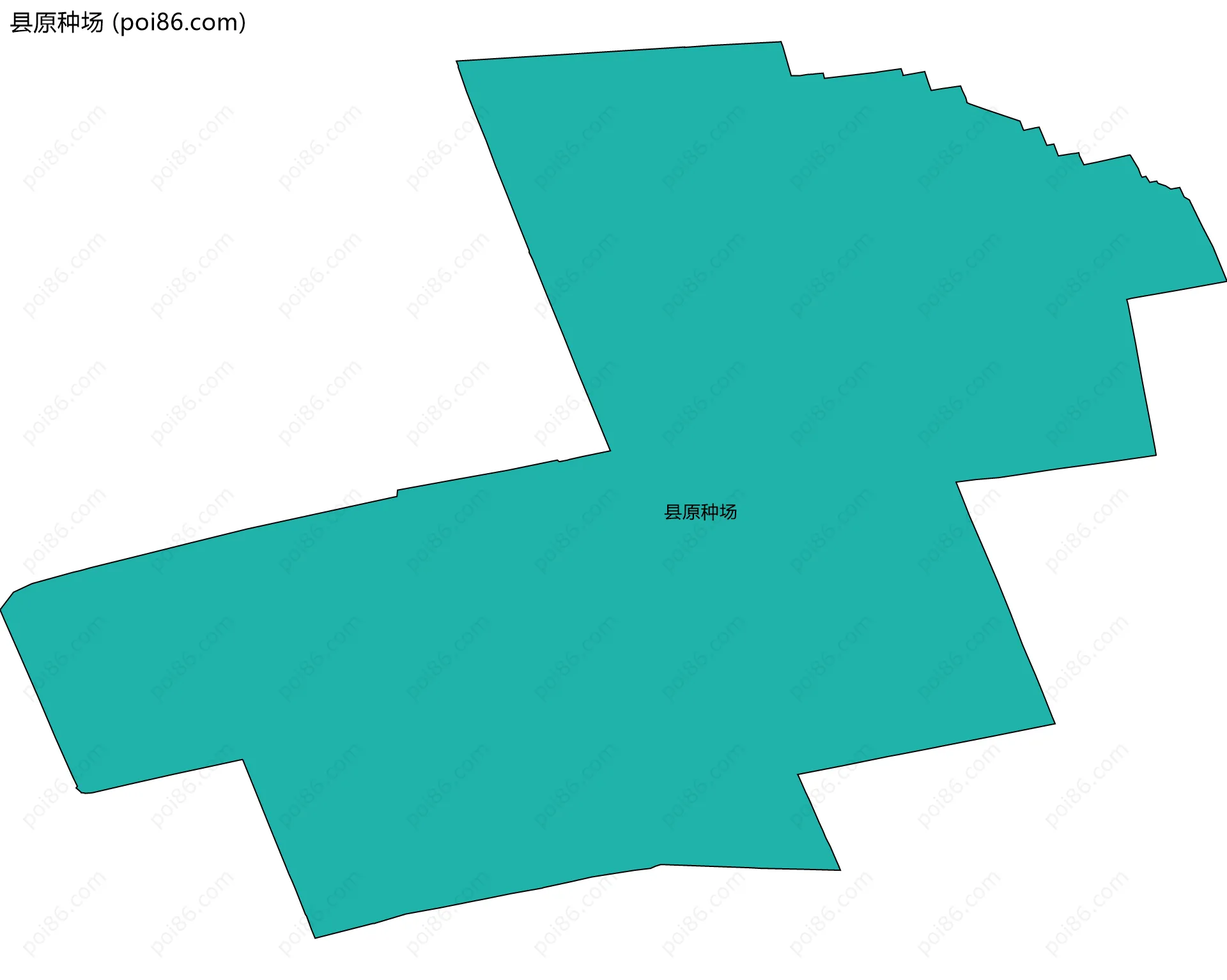 县原种场边界地图