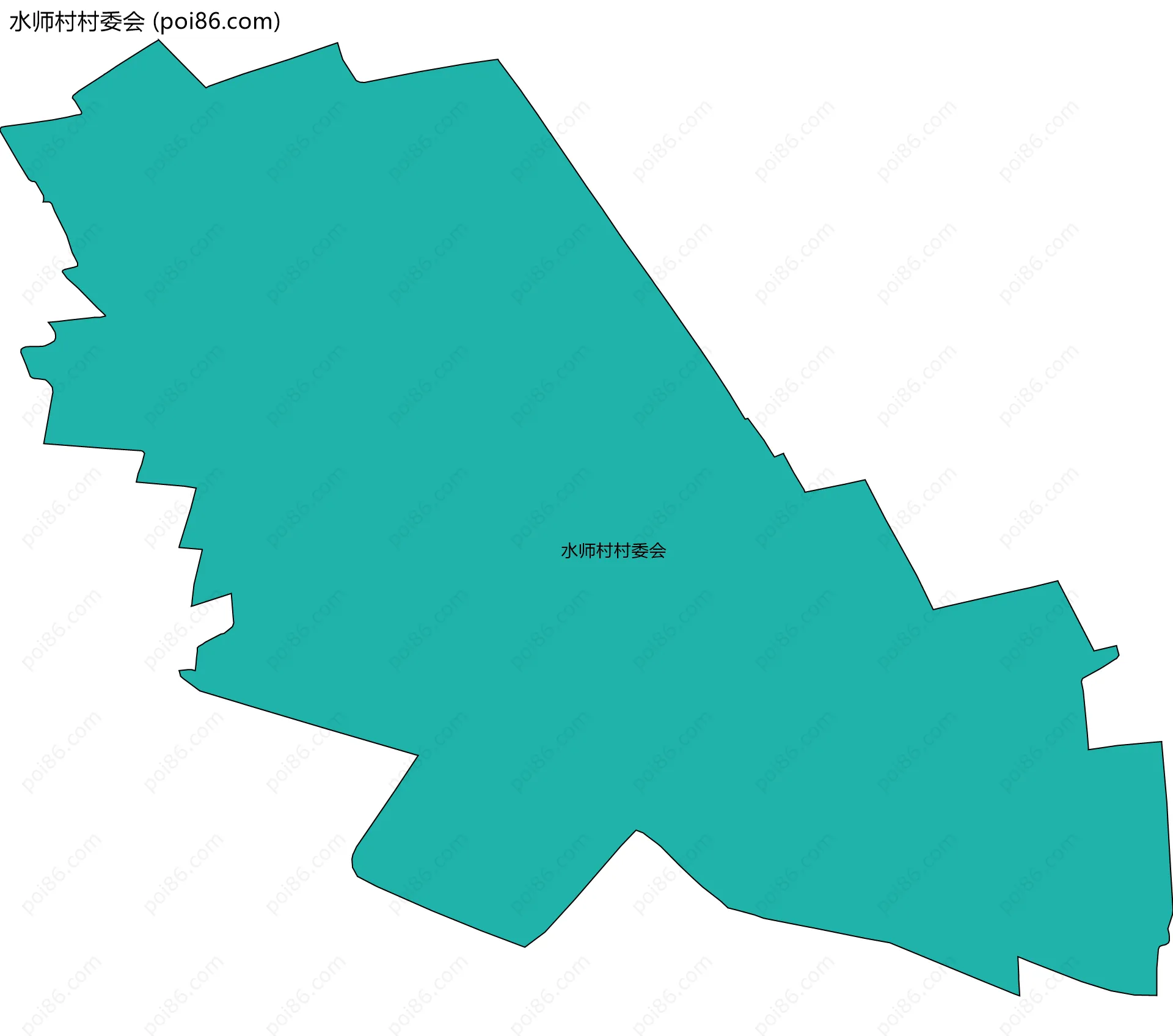 水师村村委会边界地图