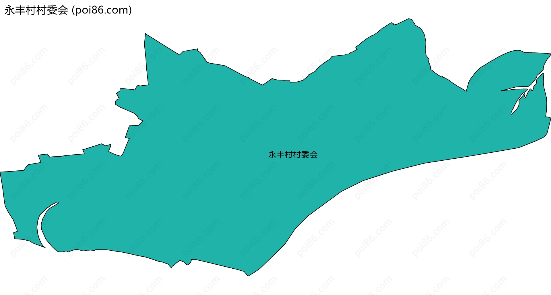 永丰村村委会边界地图