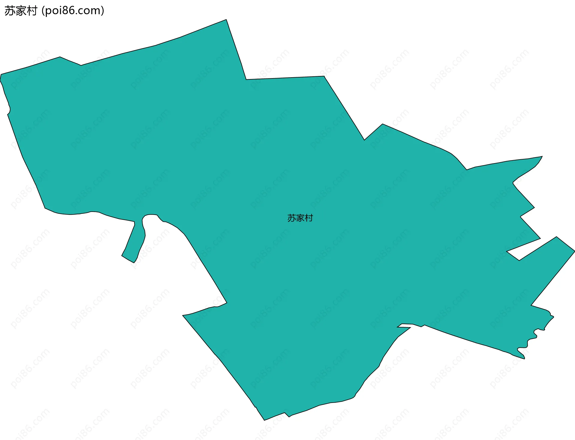 苏家村边界地图
