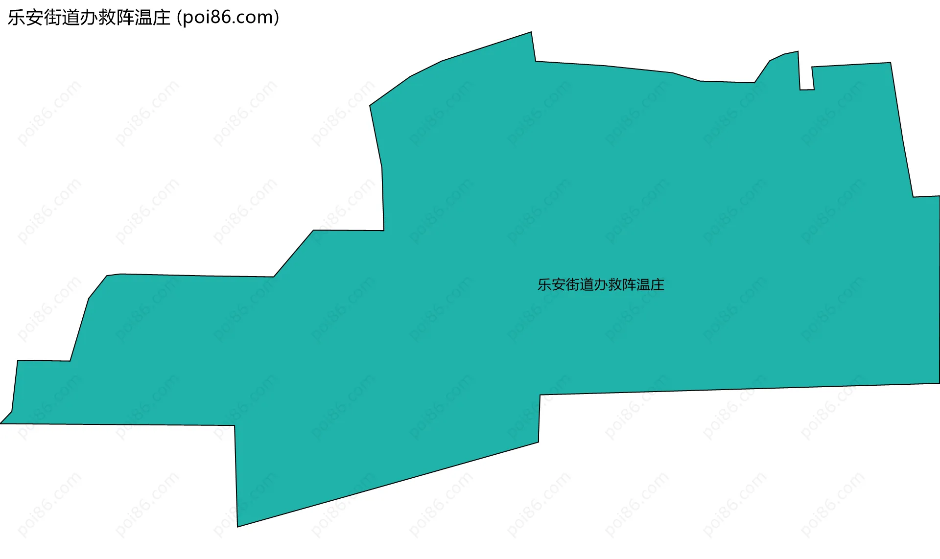 乐安街道办救阵温庄边界地图
