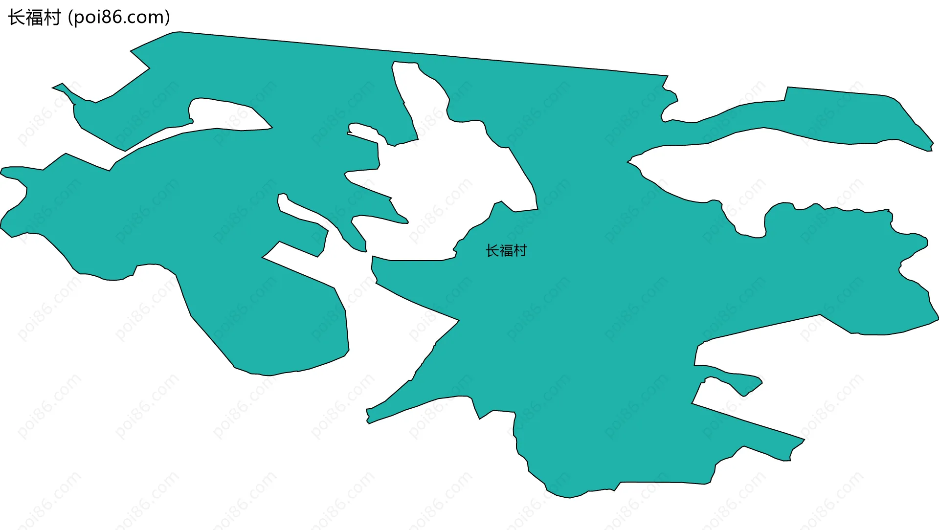 长福村边界地图
