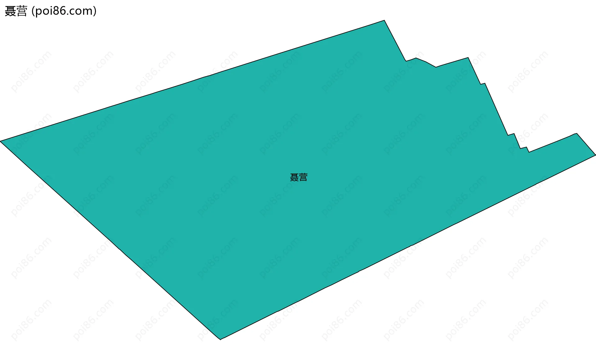 聂营边界地图