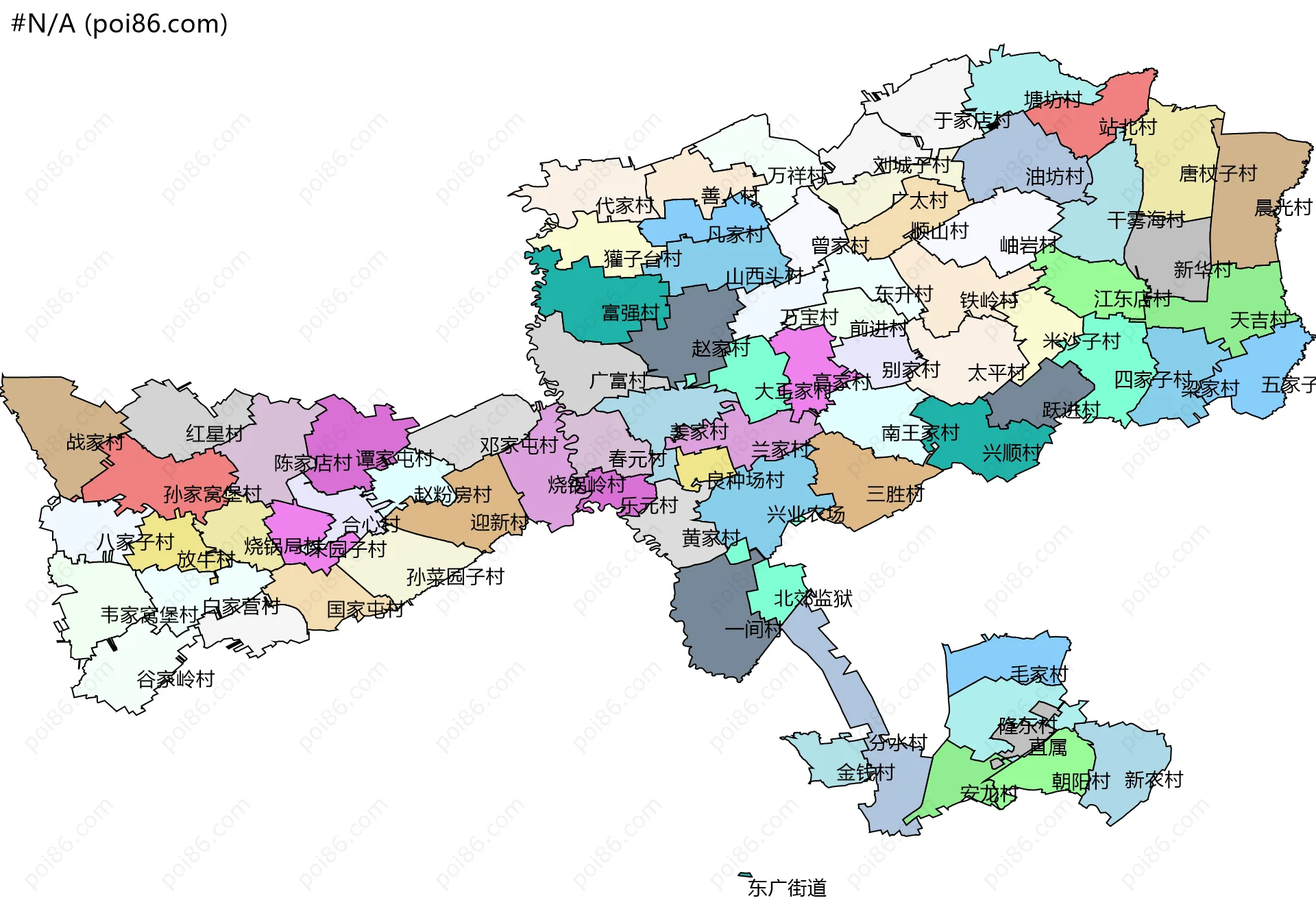 #N/A边界地图(五级行政区划)