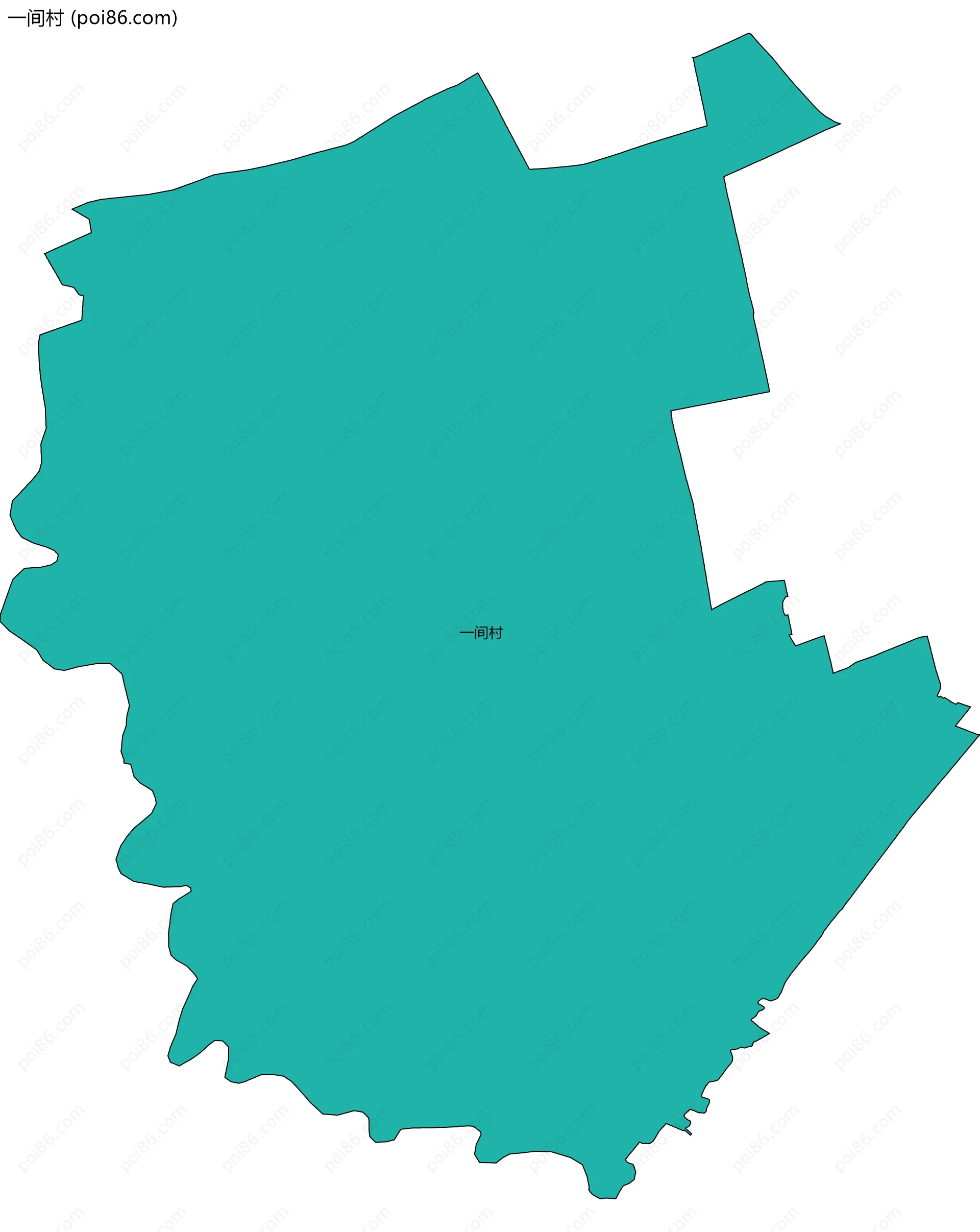 一间村边界地图