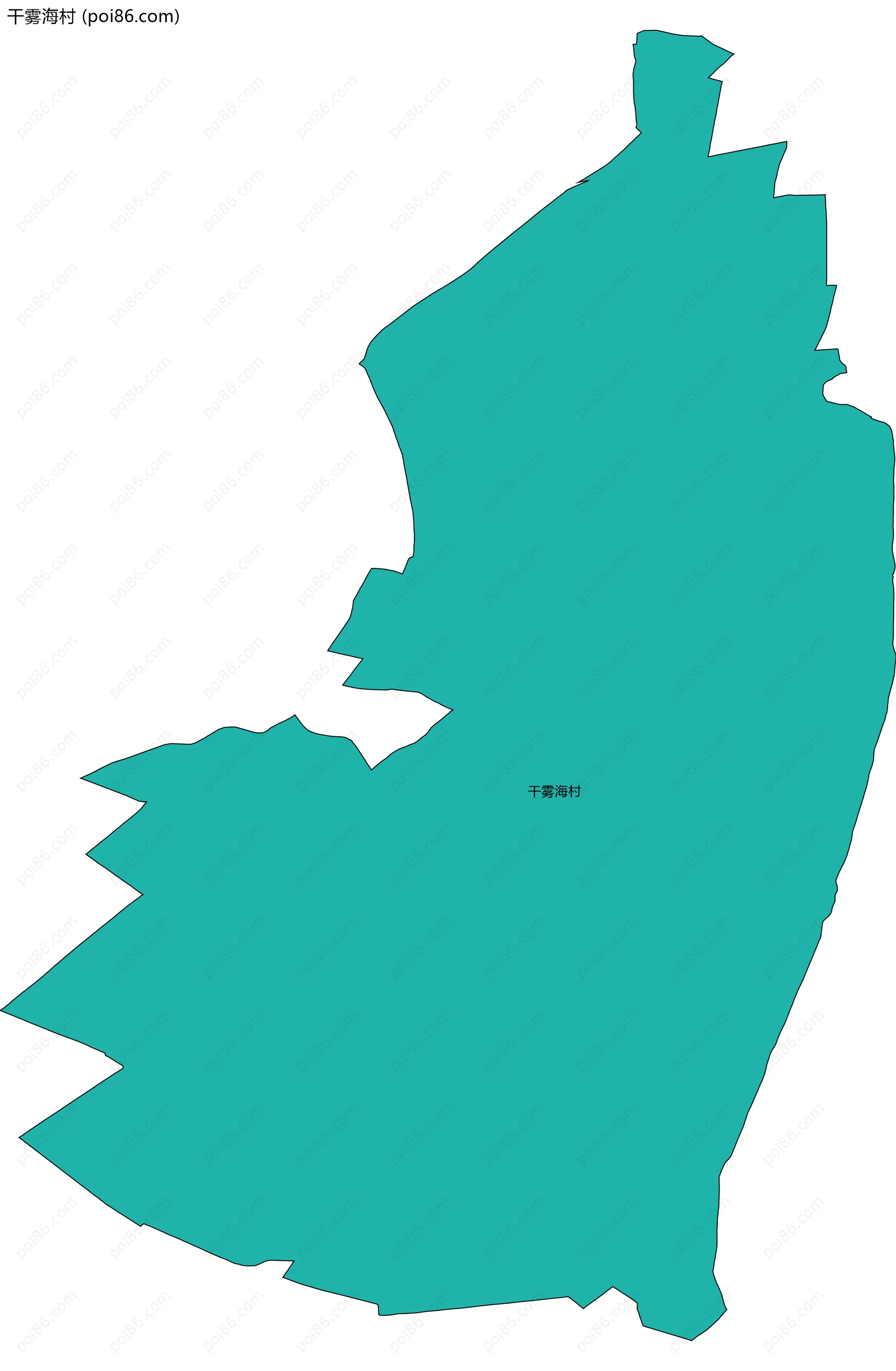 干雾海村边界地图