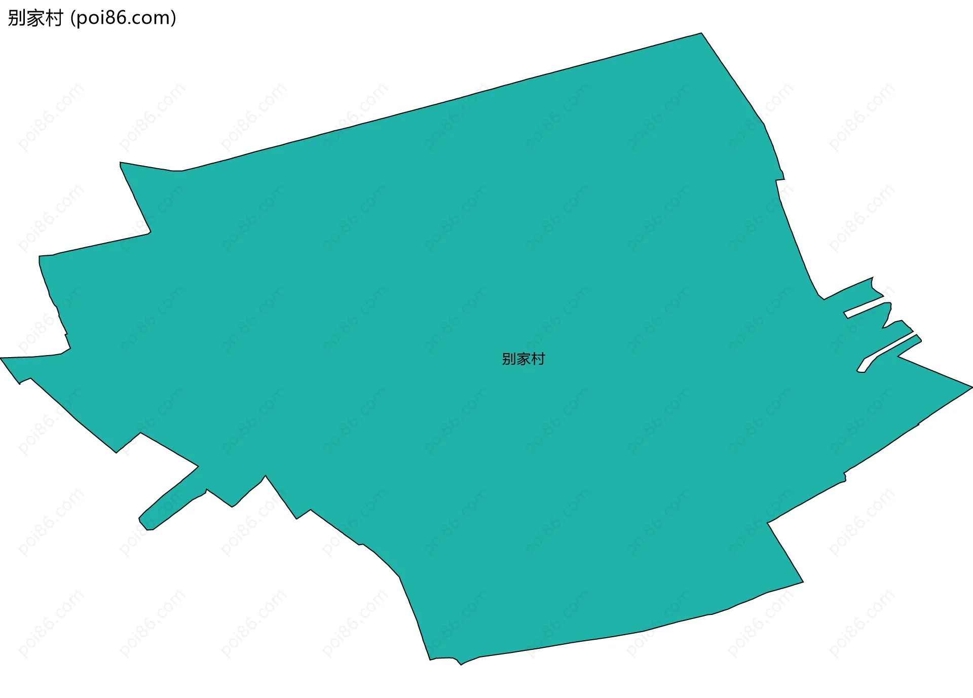 别家村边界地图
