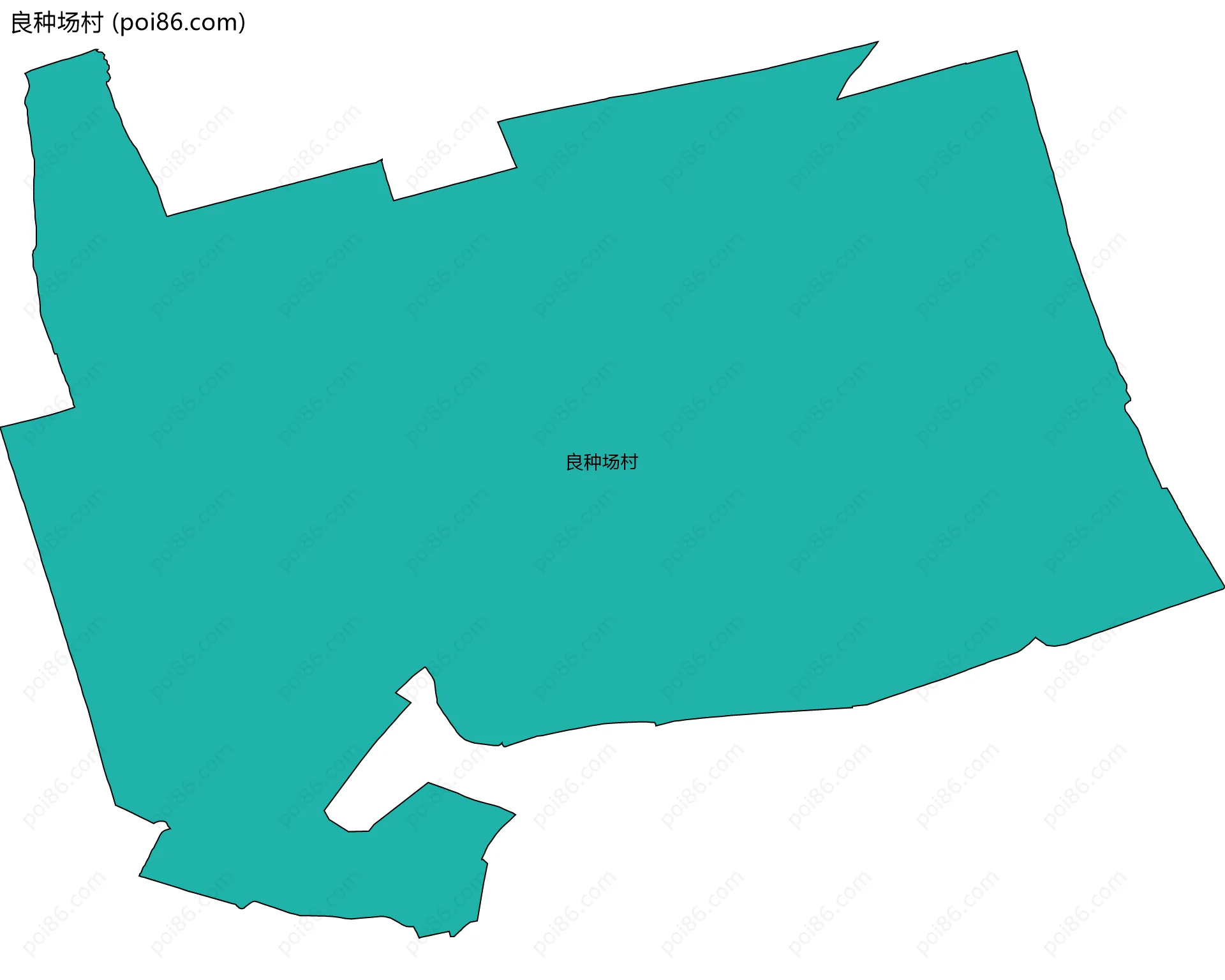 良种场村边界地图