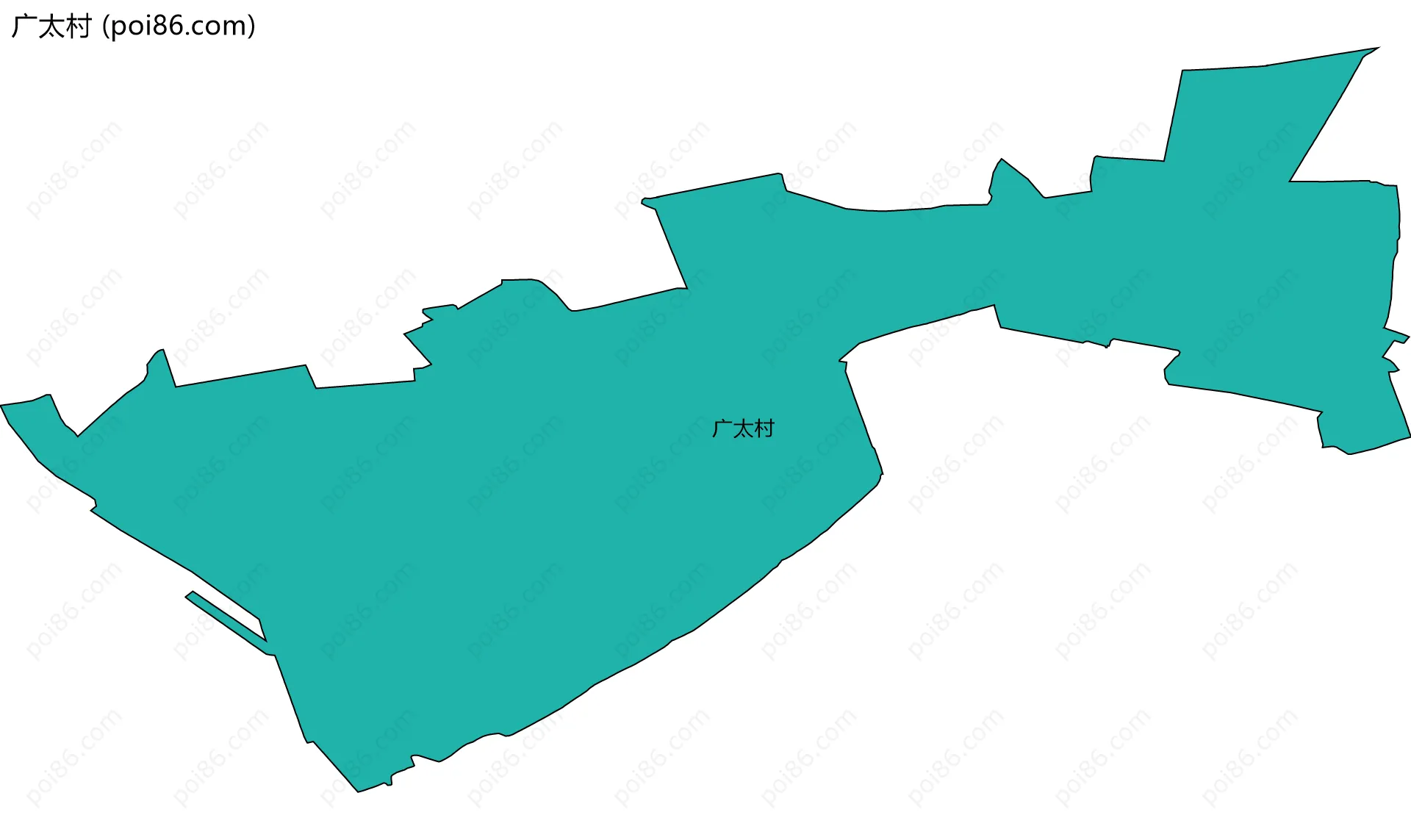 广太村边界地图