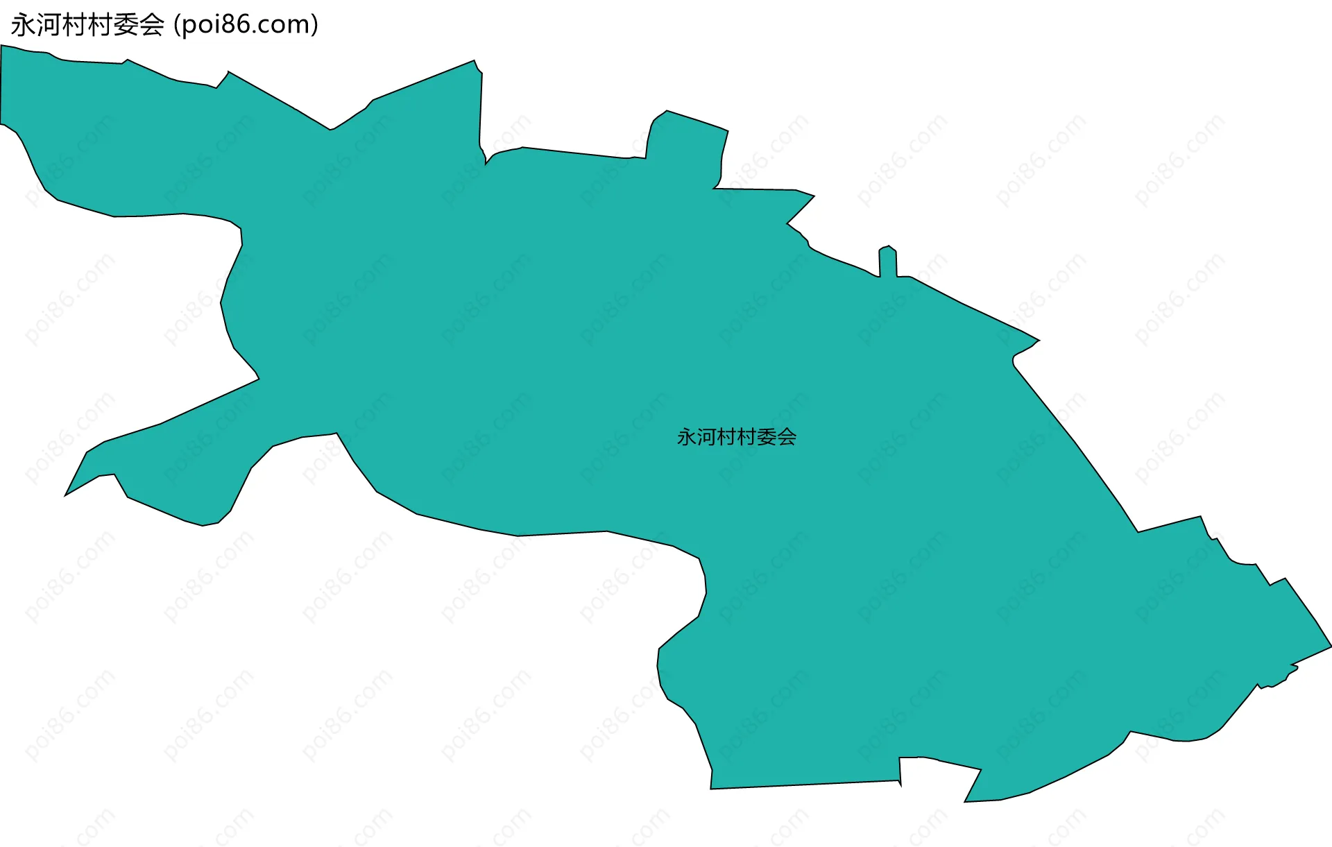 永河村村委会边界地图