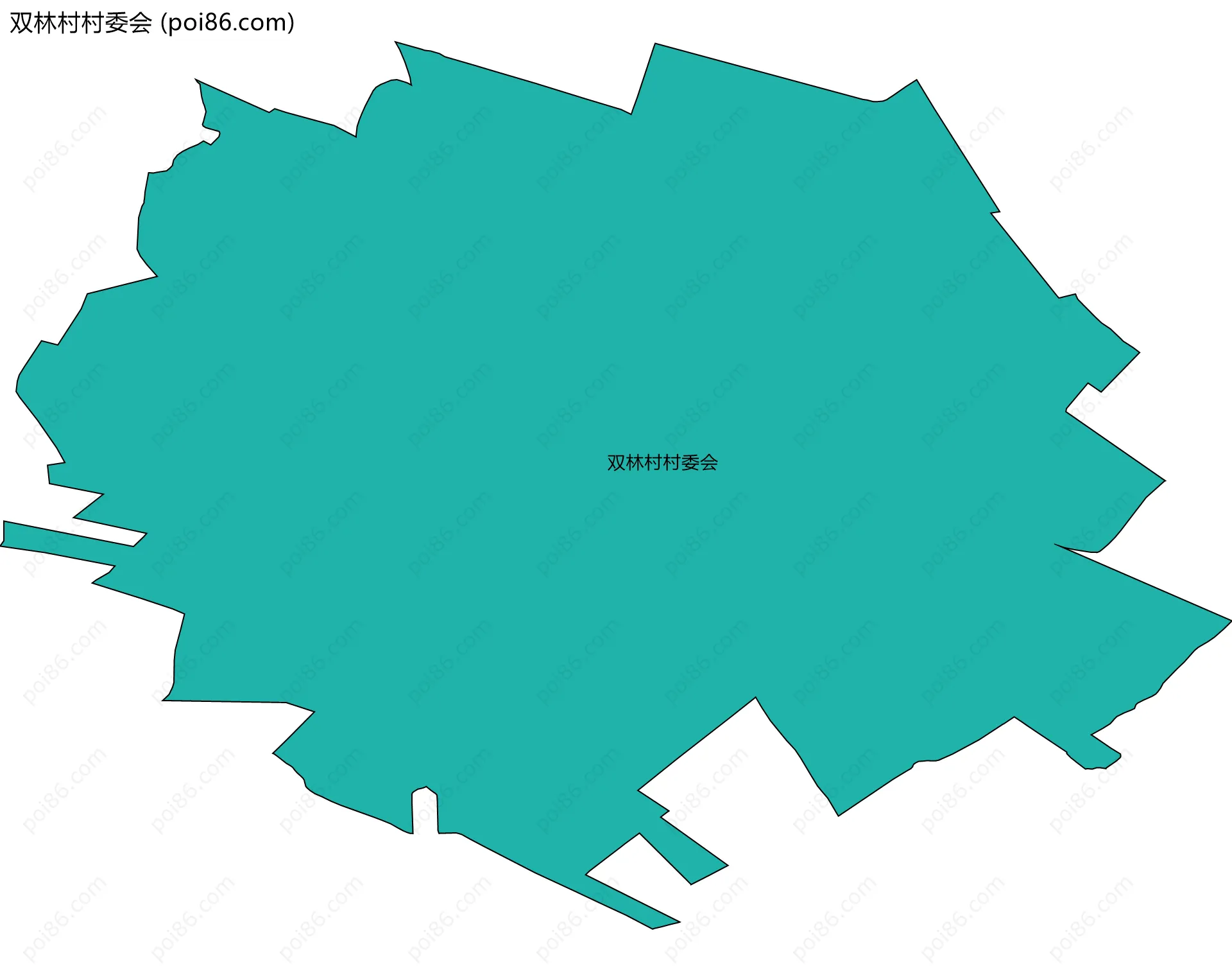 双林村村委会边界地图
