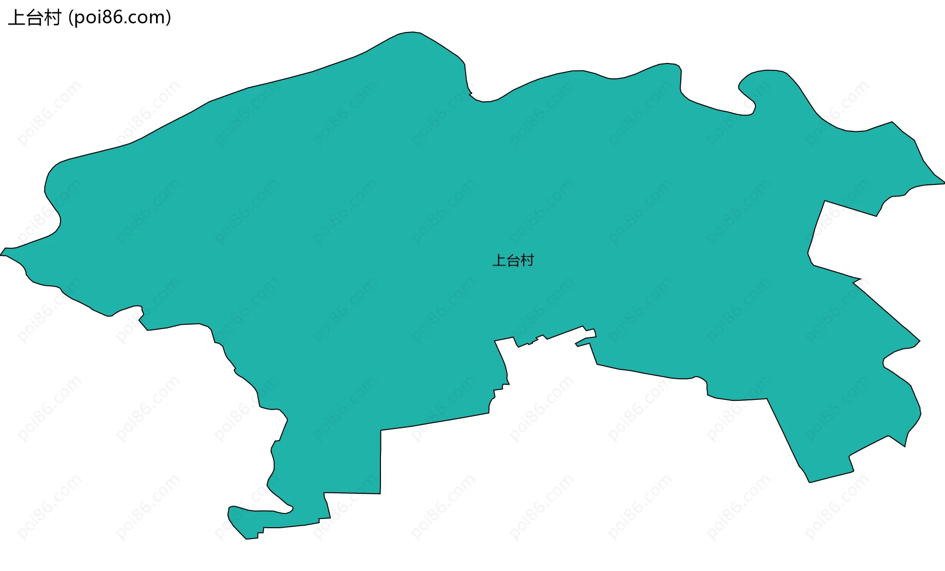 上台村边界地图