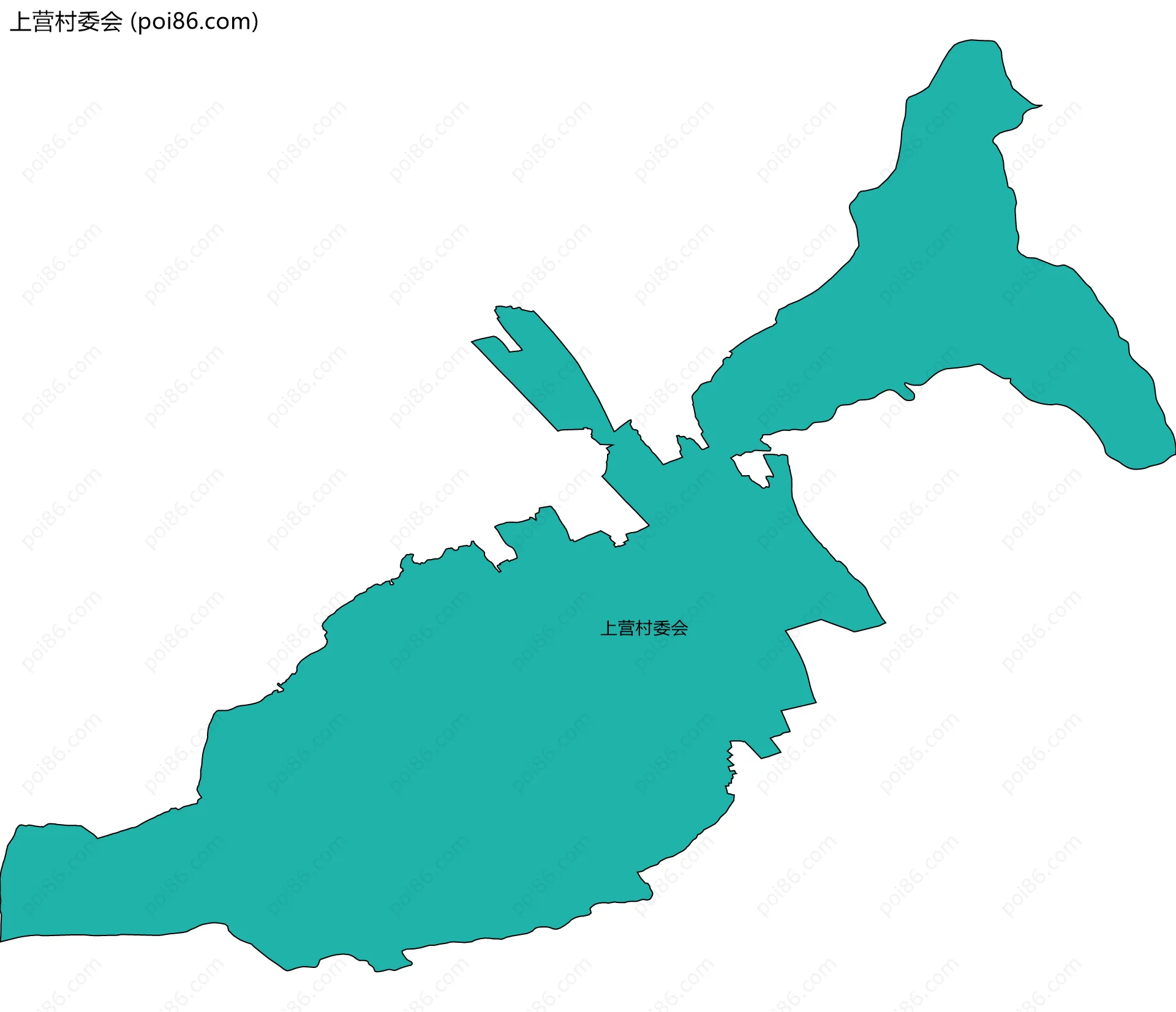 上营村委会边界地图