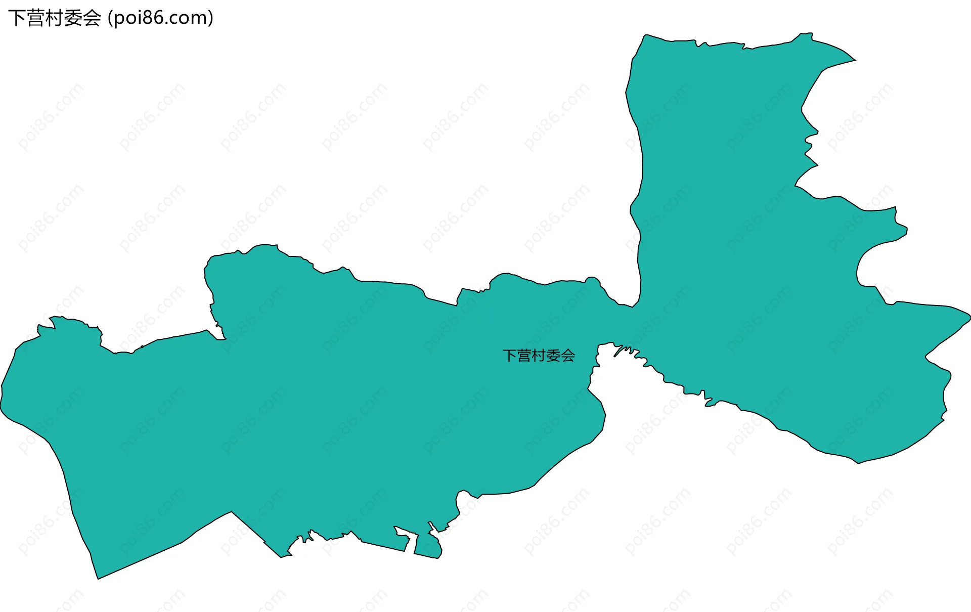 下营村委会边界地图