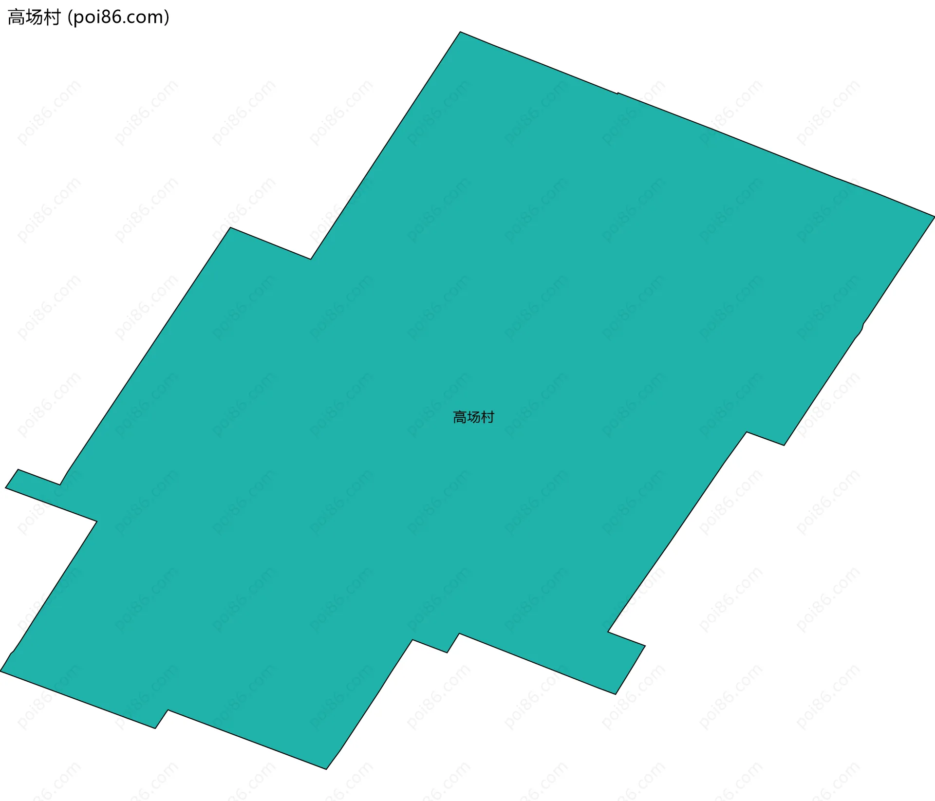 高场村边界地图