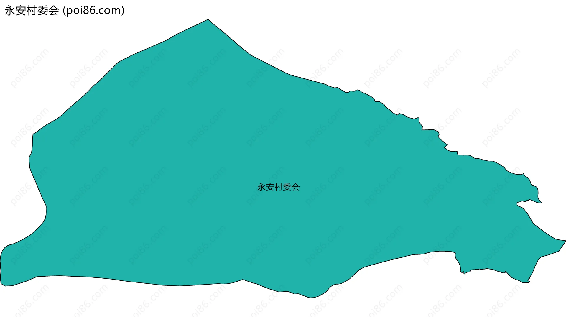 永安村委会边界地图