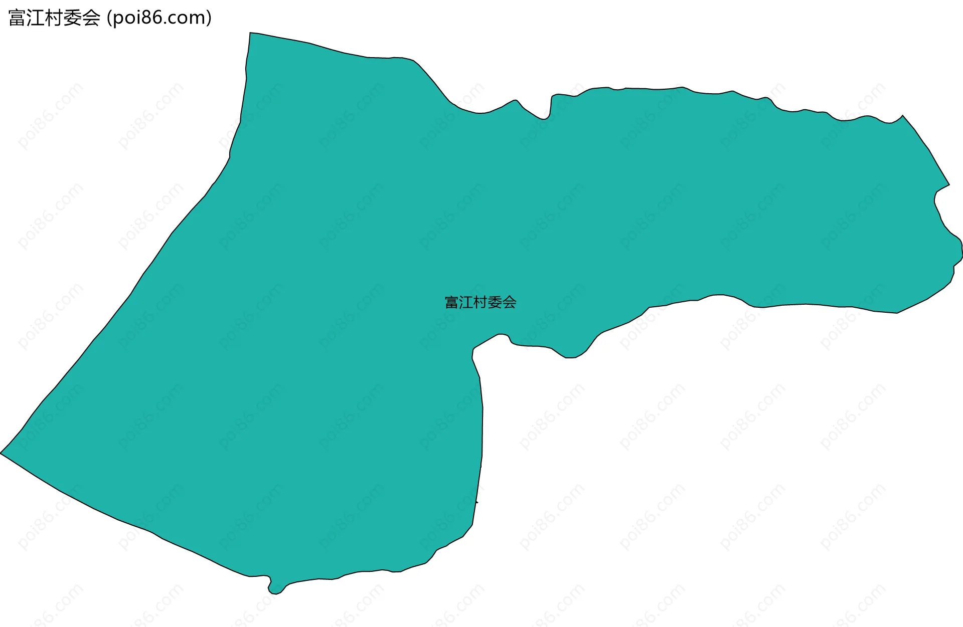 富江村委会边界地图