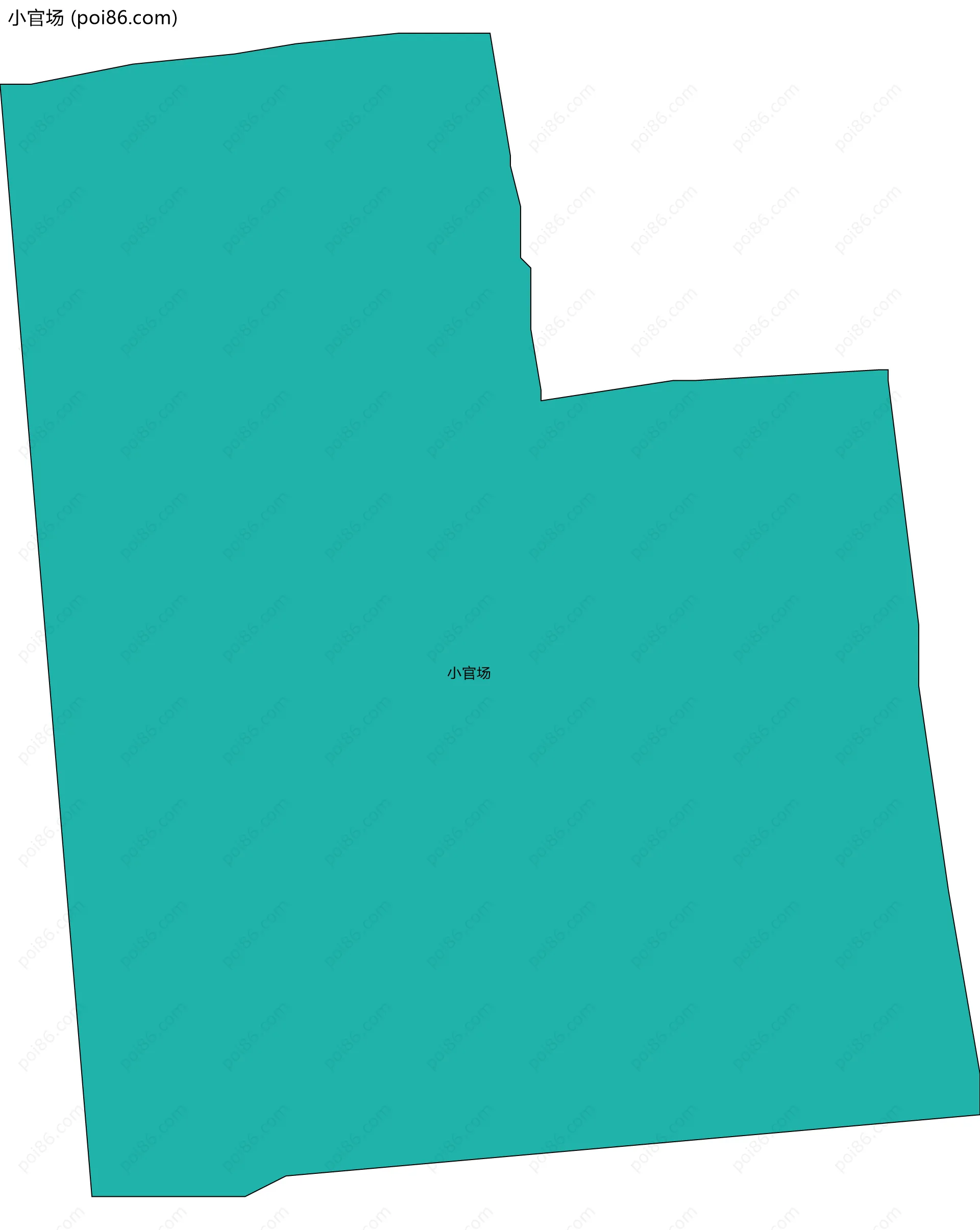 小官场边界地图