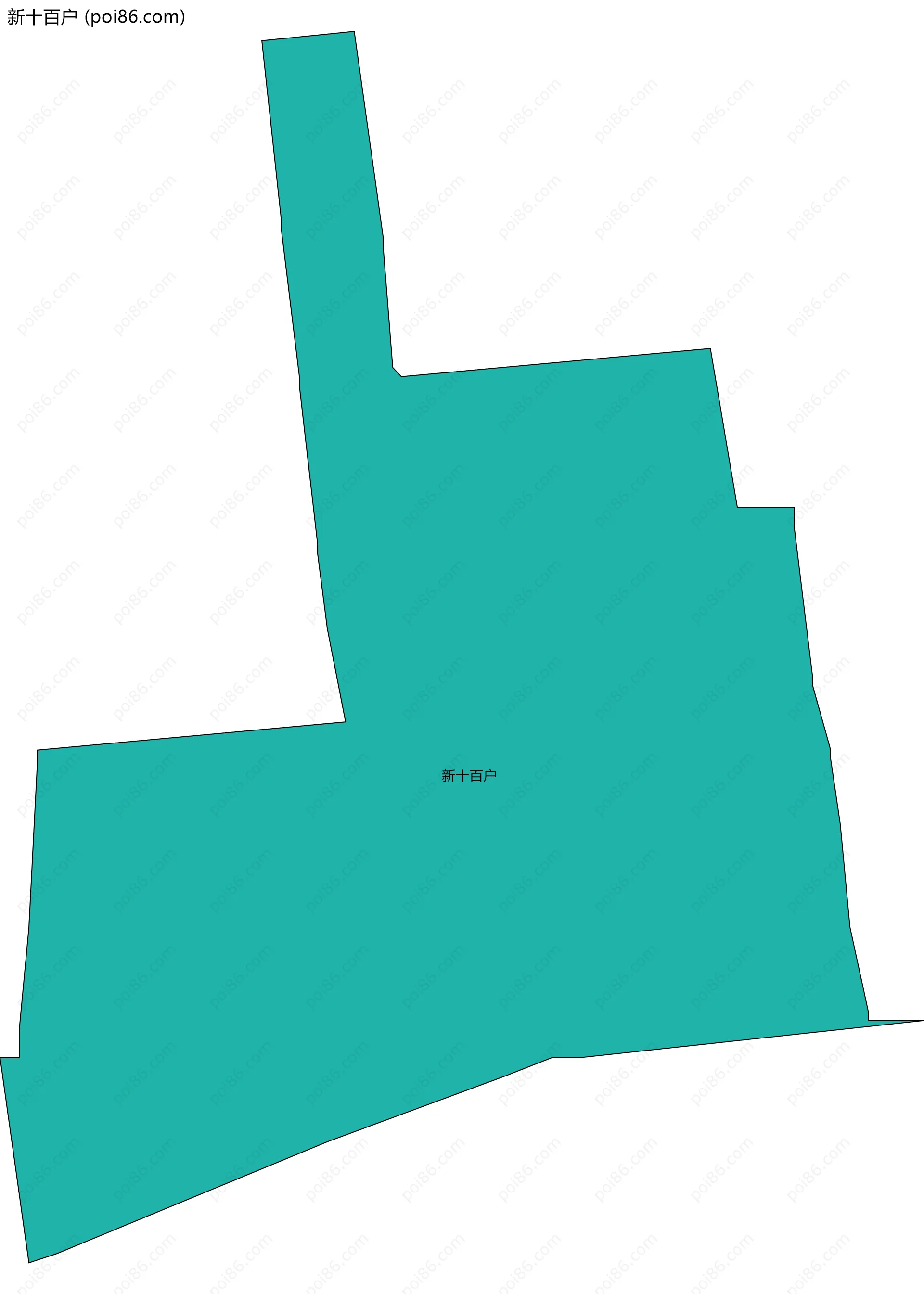 新十百户边界地图
