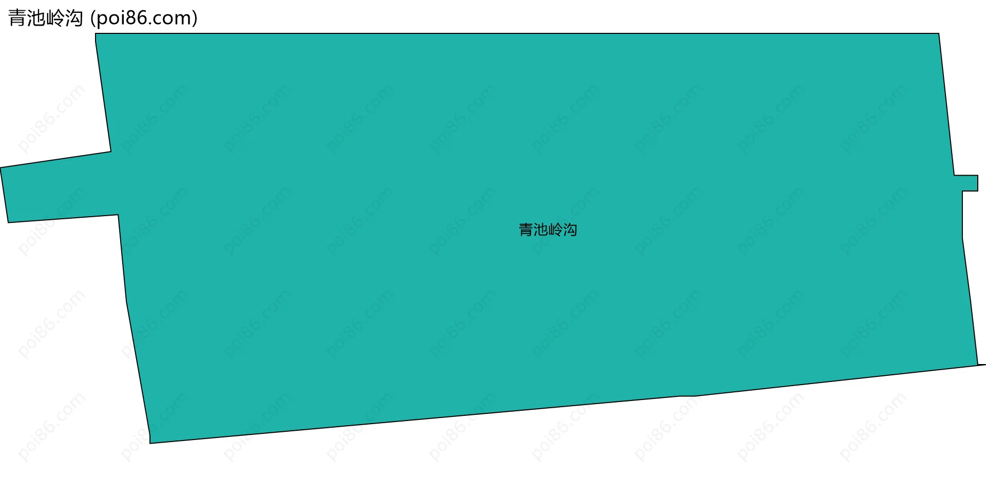 青池岭沟边界地图