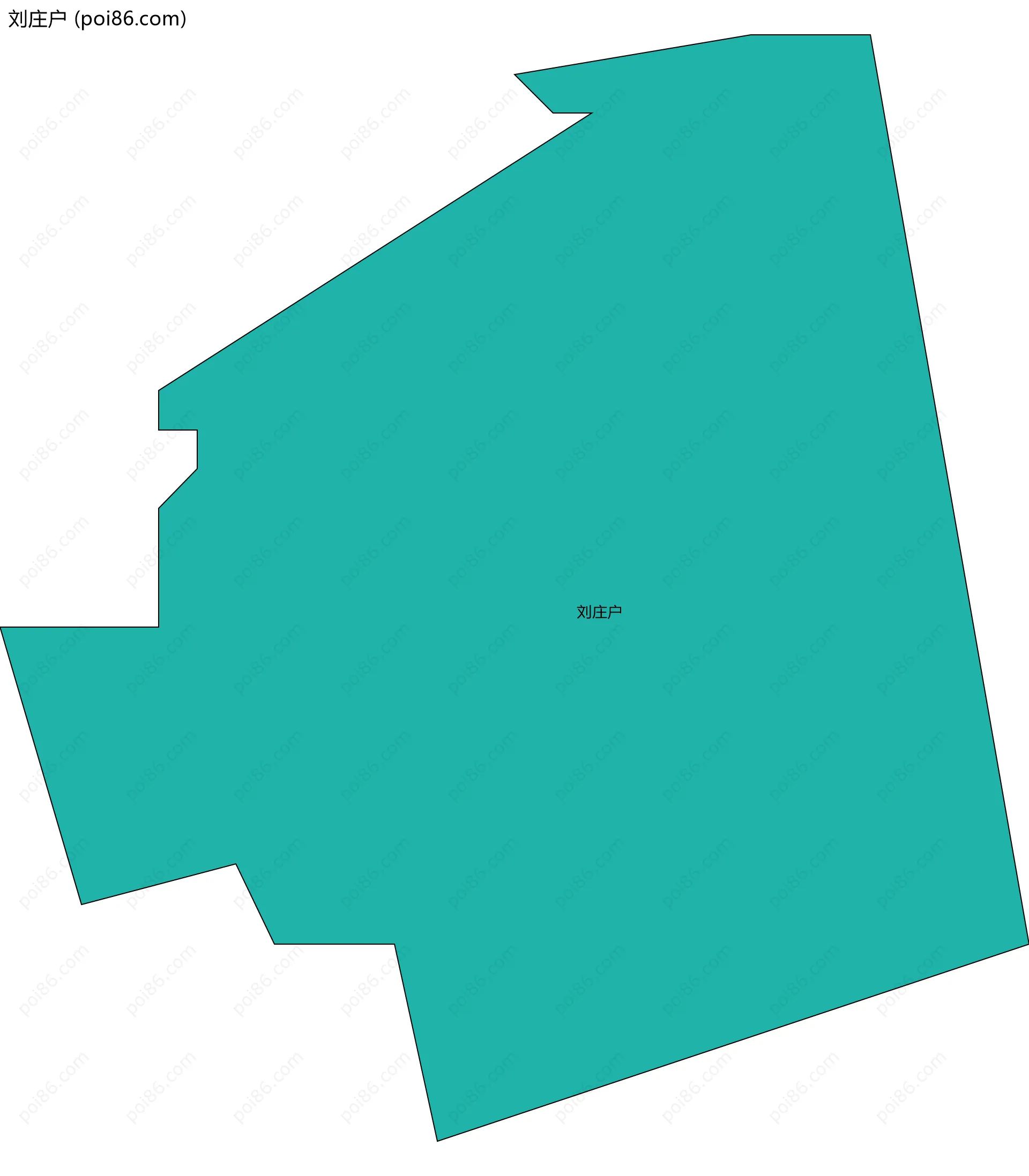 刘庄户边界地图