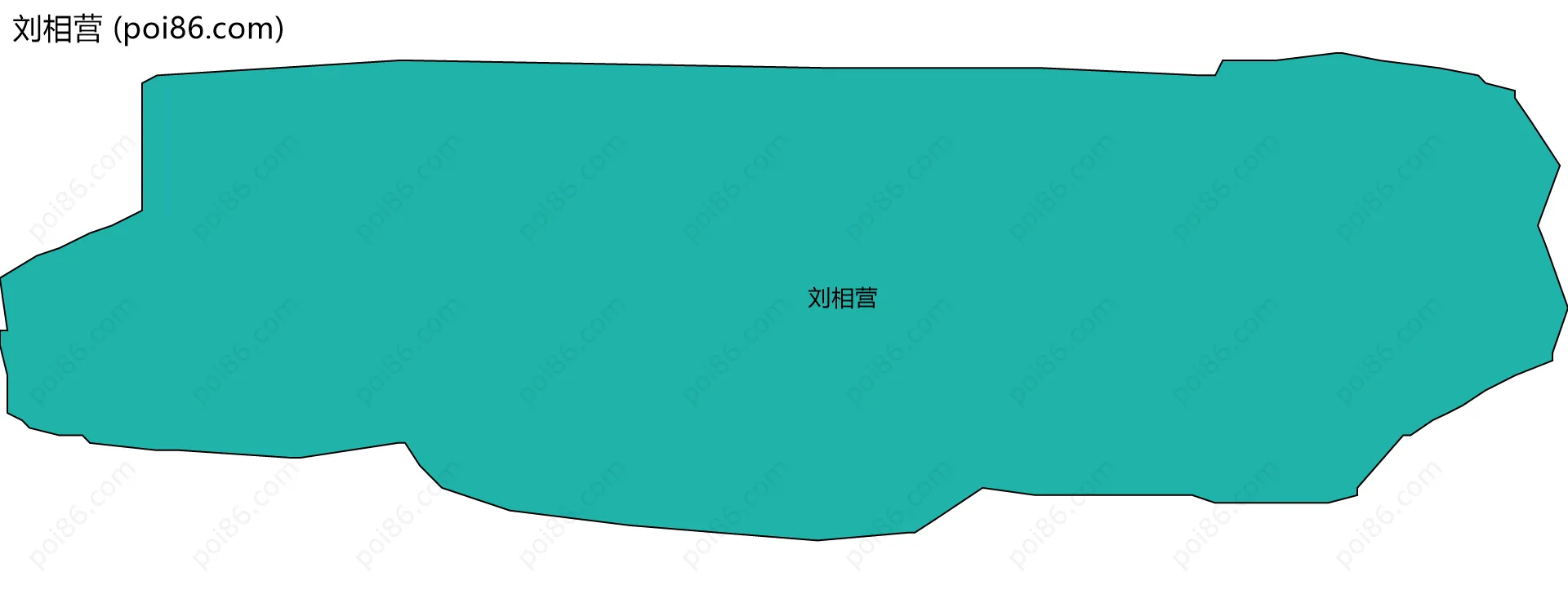 刘相营边界地图