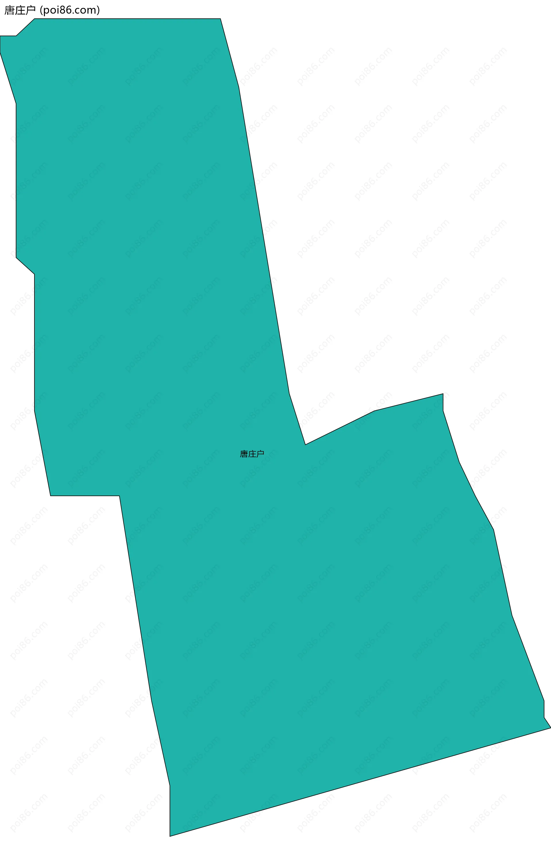 唐庄户边界地图