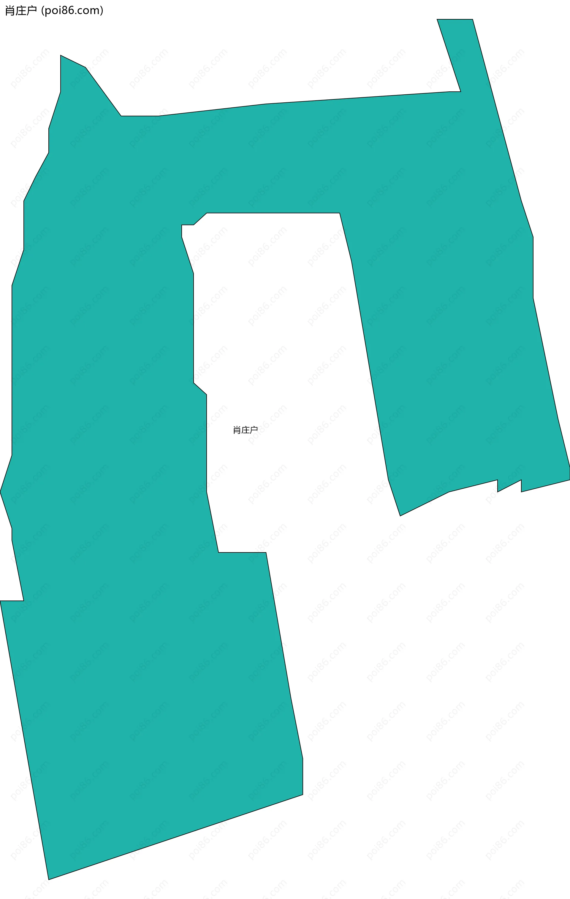 肖庄户边界地图