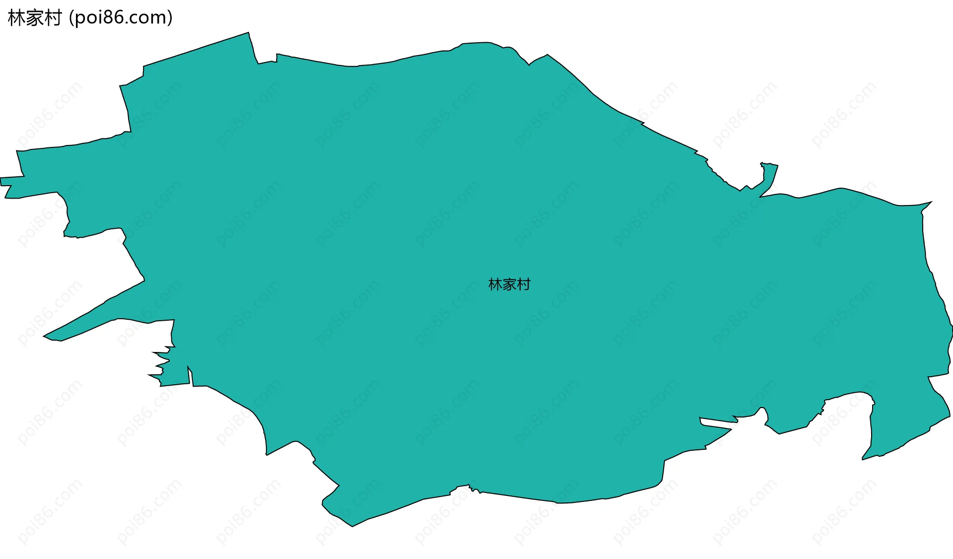 林家村边界地图