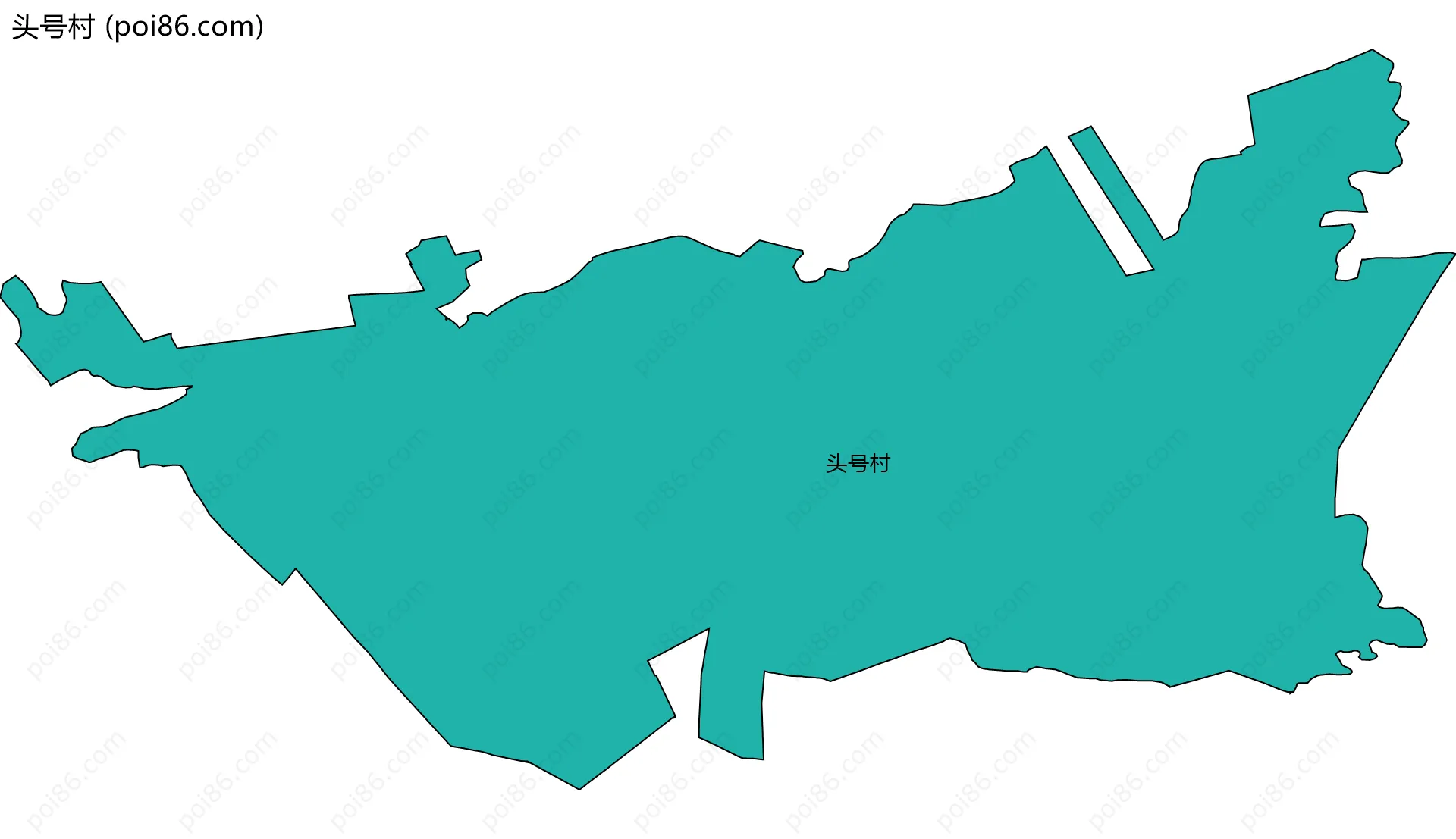 头号村边界地图